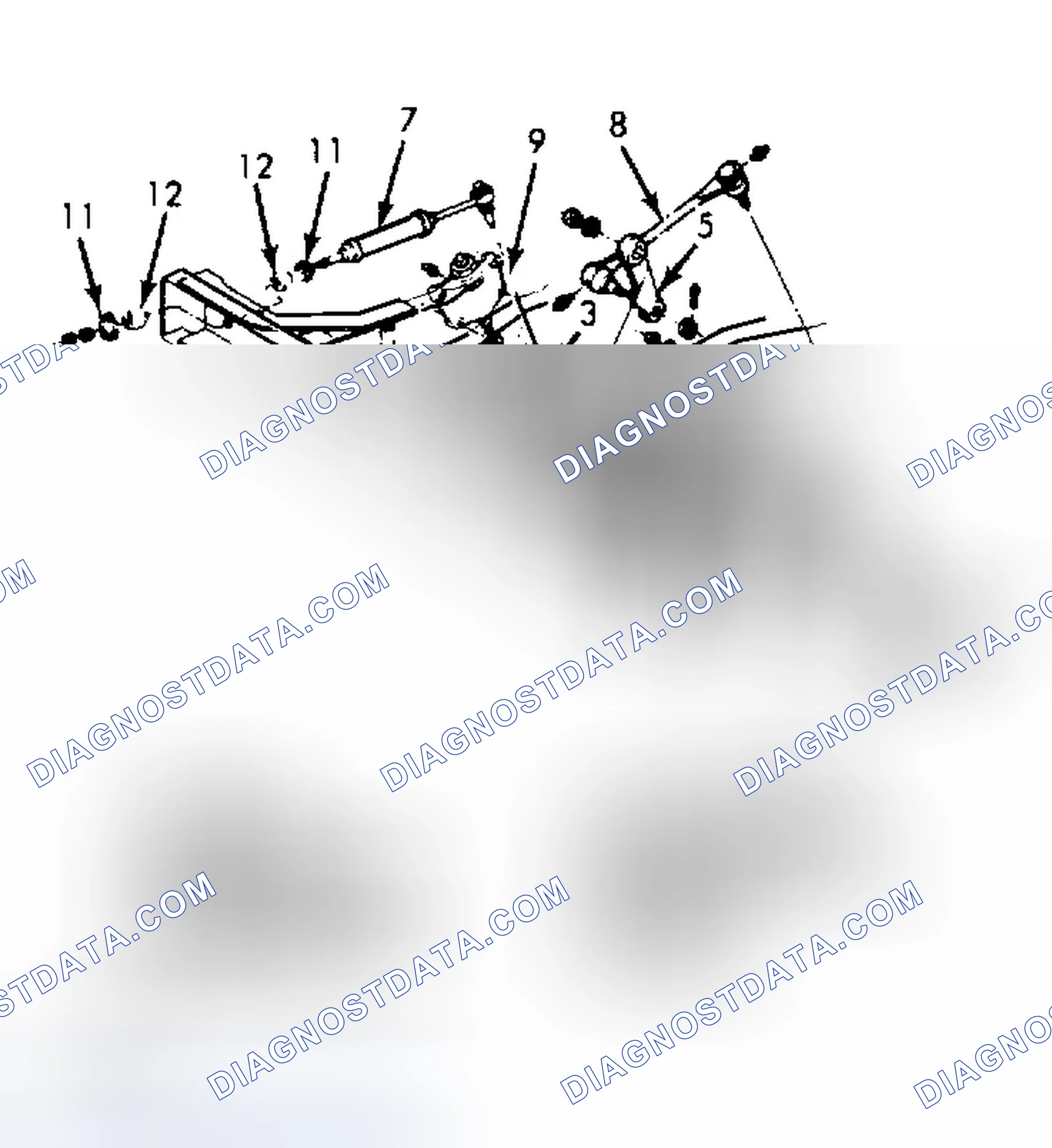Scheme 6: View Of Steering Linkage (Commercial Van - Motorhome Chassis)
