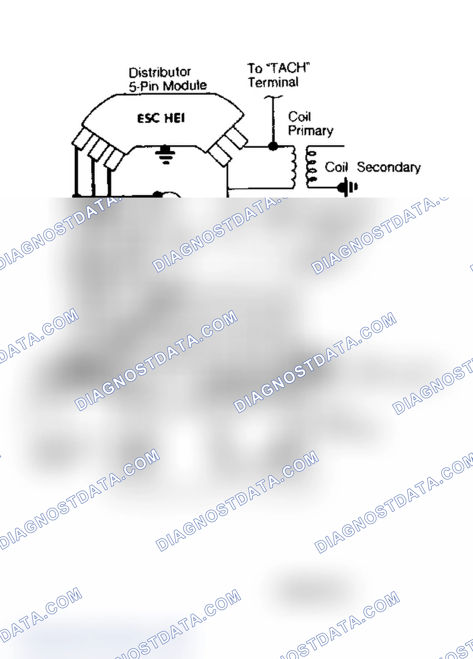 Scheme 10: Electronic Spark Control (ESC) HEI System Schematic