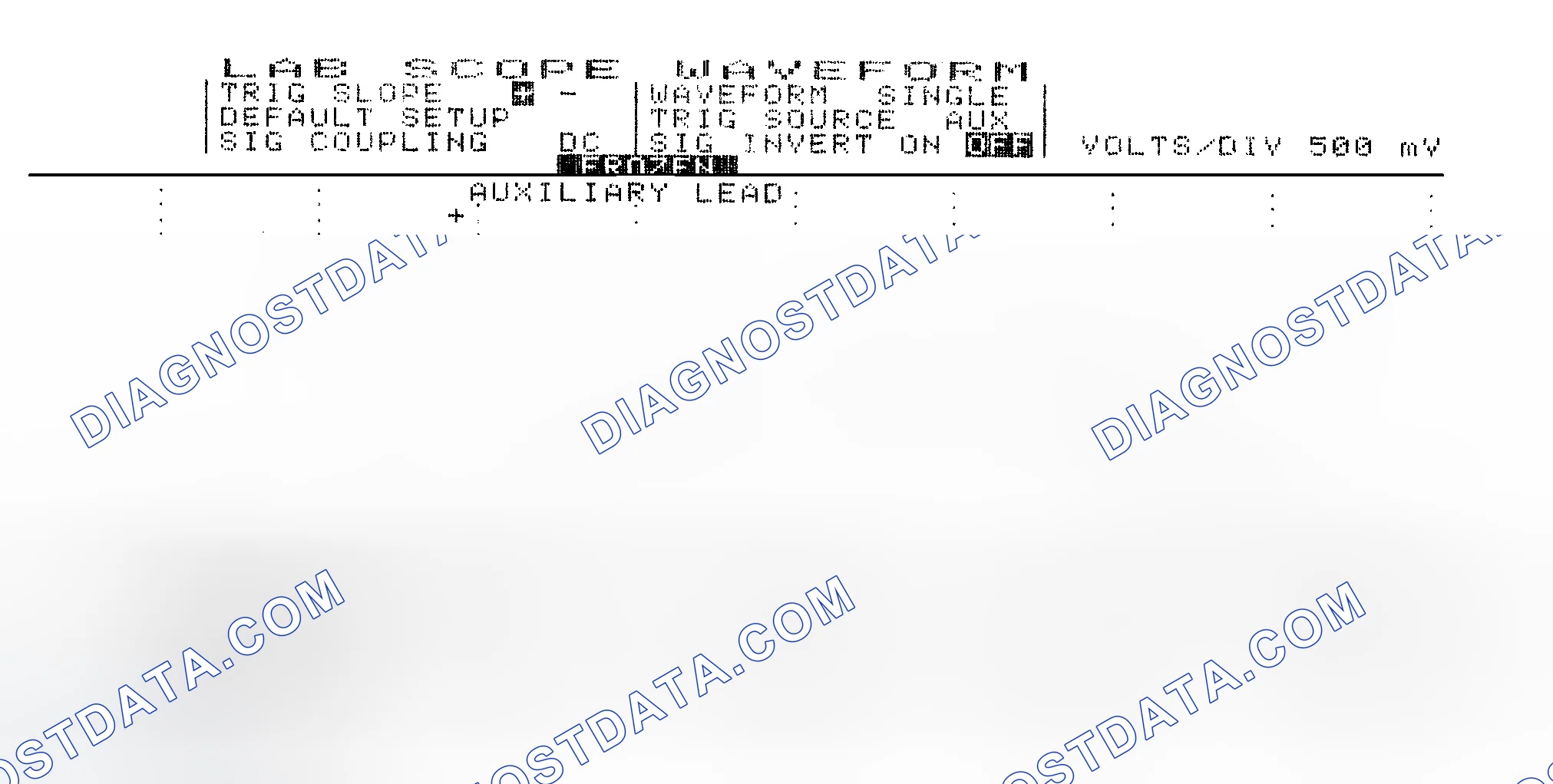 Scheme 14: Single Injector w/Excessive Current Flow - Current Pattern