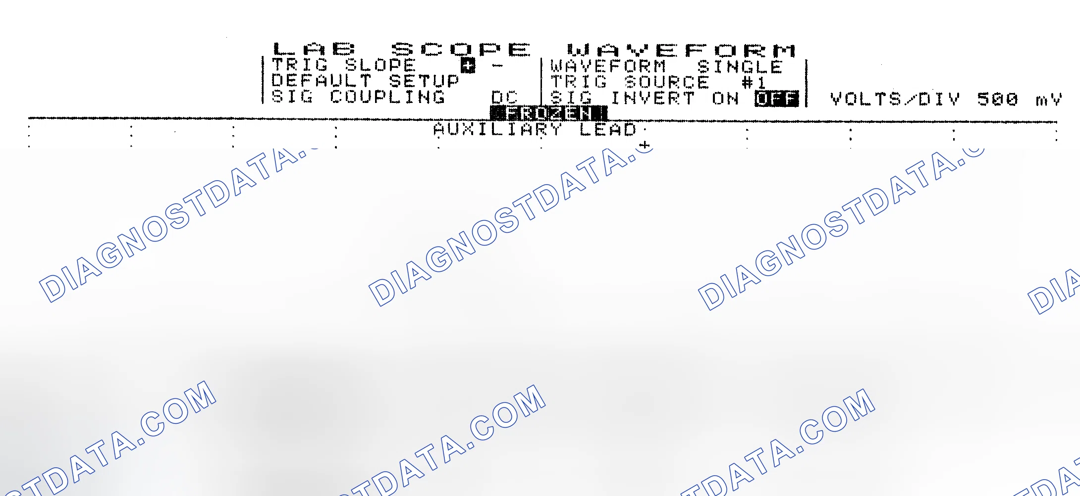 Scheme 10: Single Injector w/Excessive Current Flow - Current Pattern