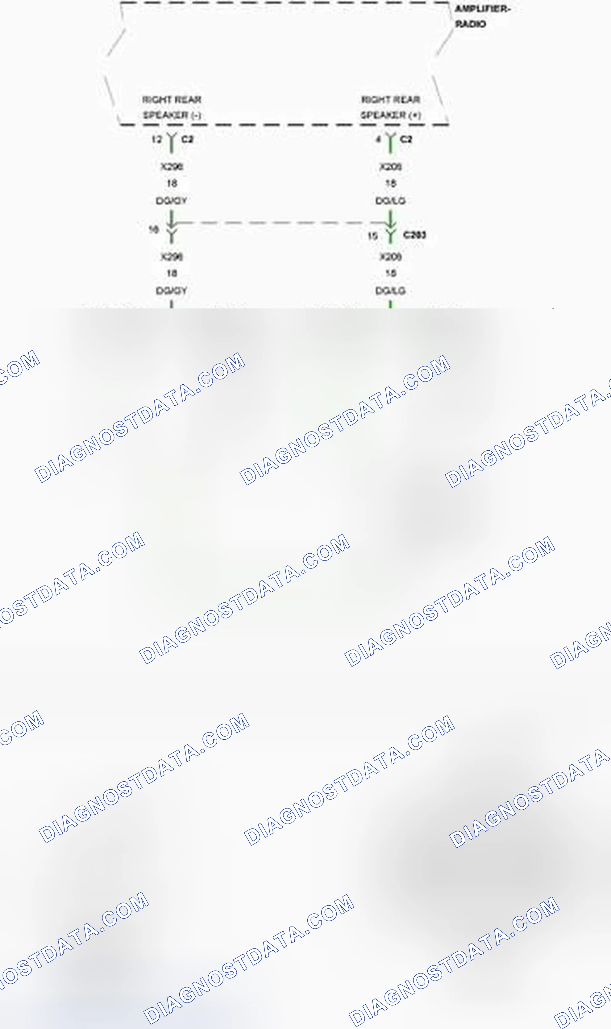 Scheme 57: B147A-CHANNEL 6 AUDIO SPEAKER OUTPUT CIRCUIT LOW