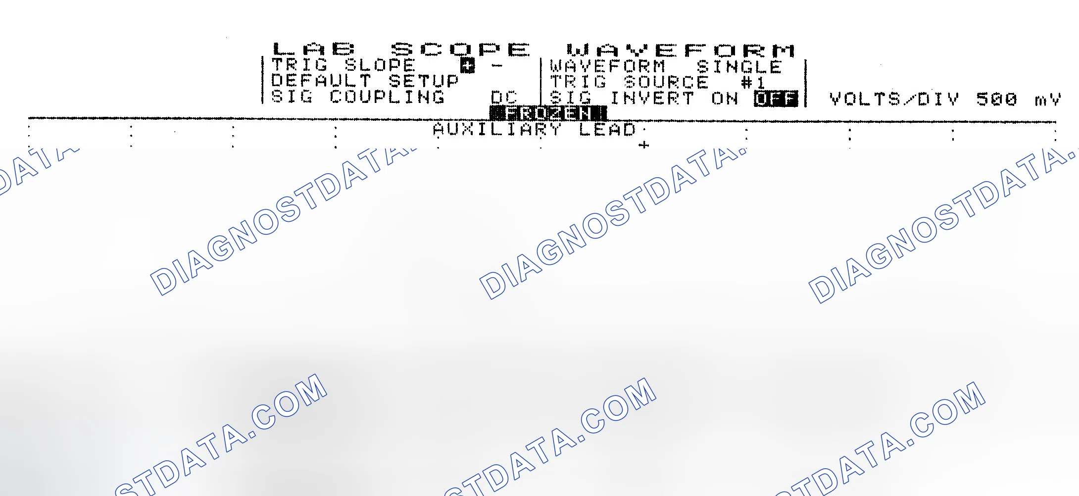 Scheme 10: Single Injector w/Excessive Current Flow - Current Pattern