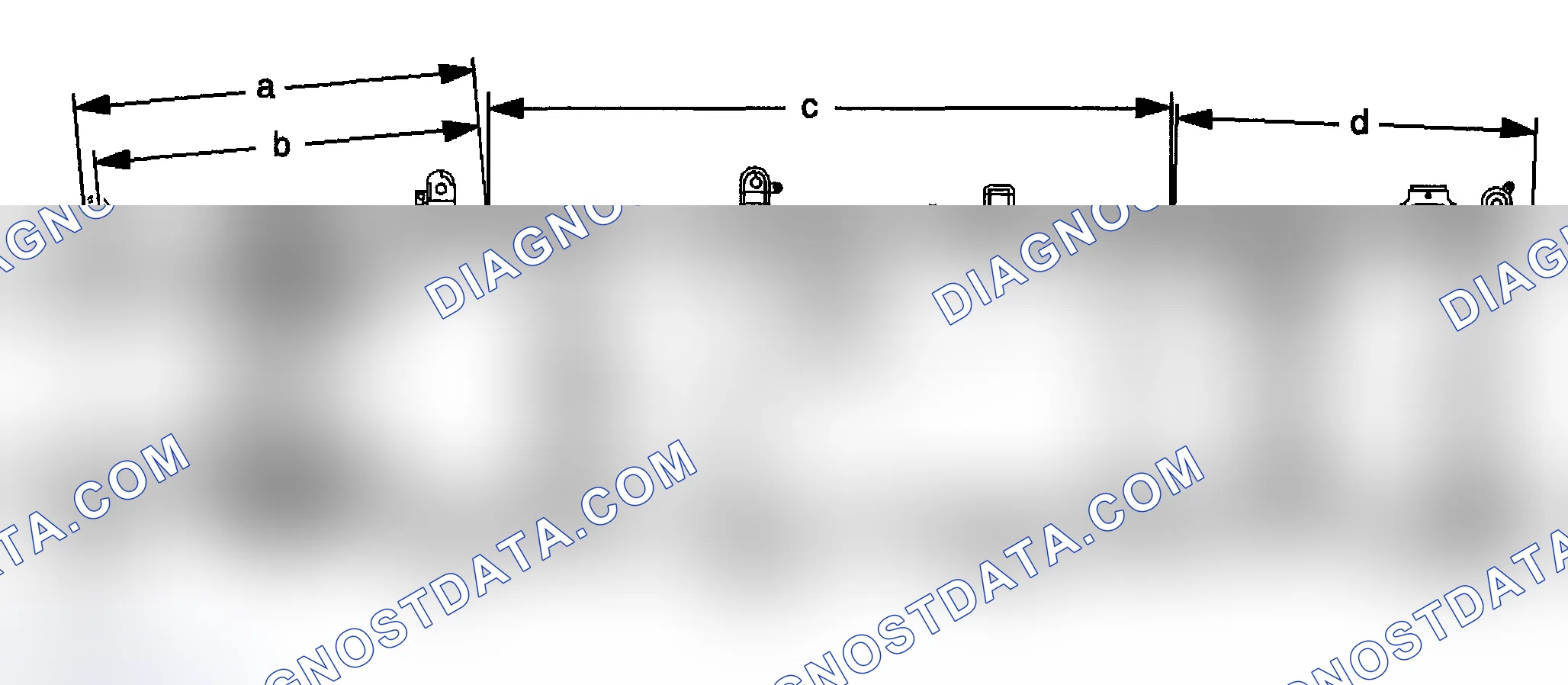 Scheme 8: Dimensions - Frame (2500 Suburban/Yukon XL/Avalanche 4WD)
