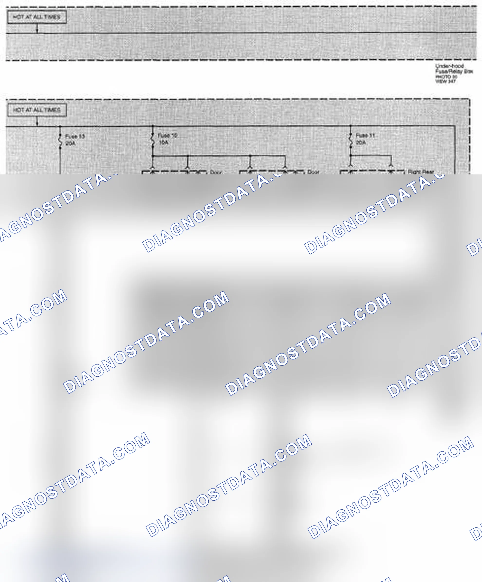 Scheme 87: Power Distribution Circuit Diagram - All Models (Page 10-4)
