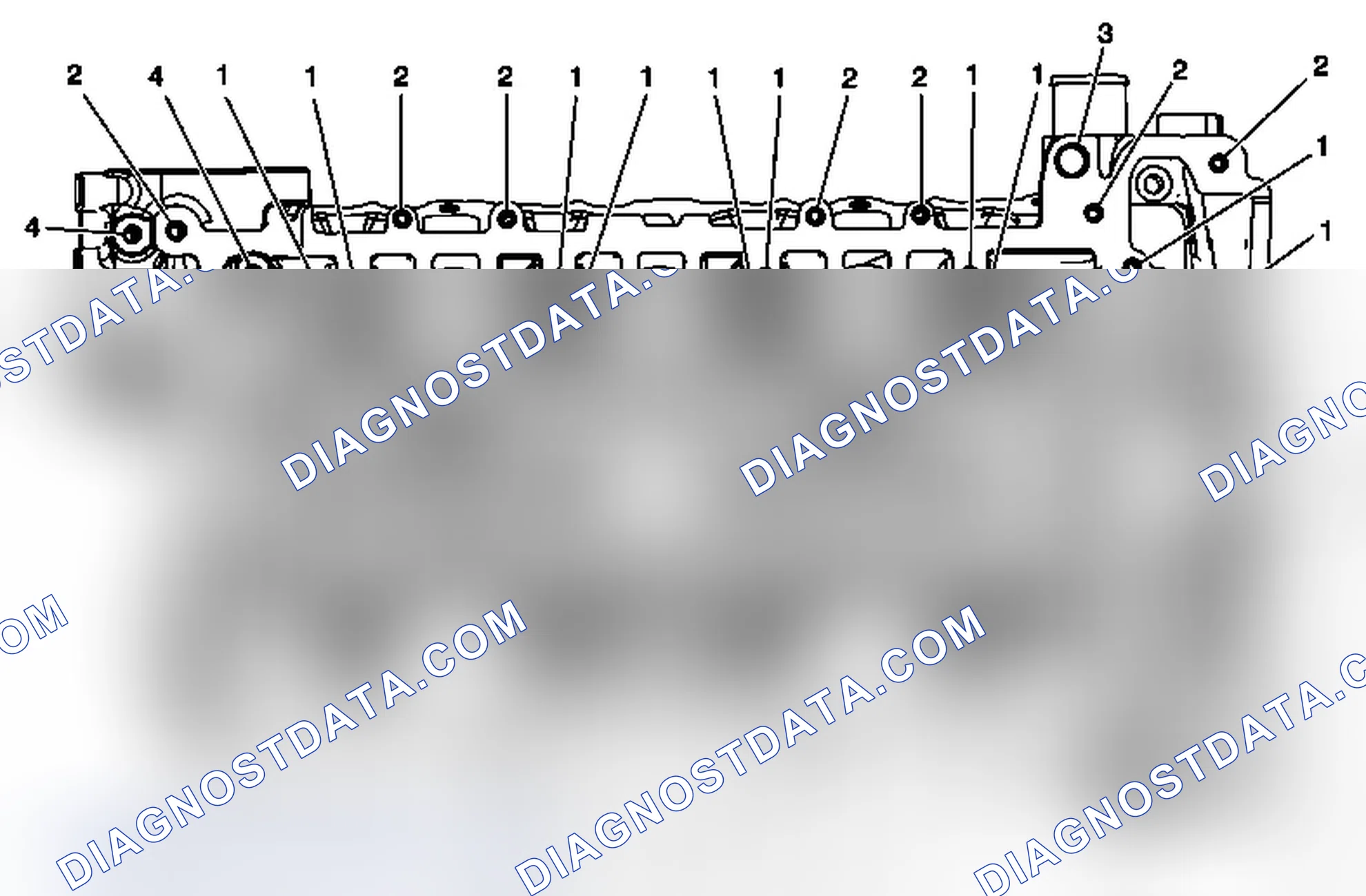 Scheme 12: Cylinder Head - Top View