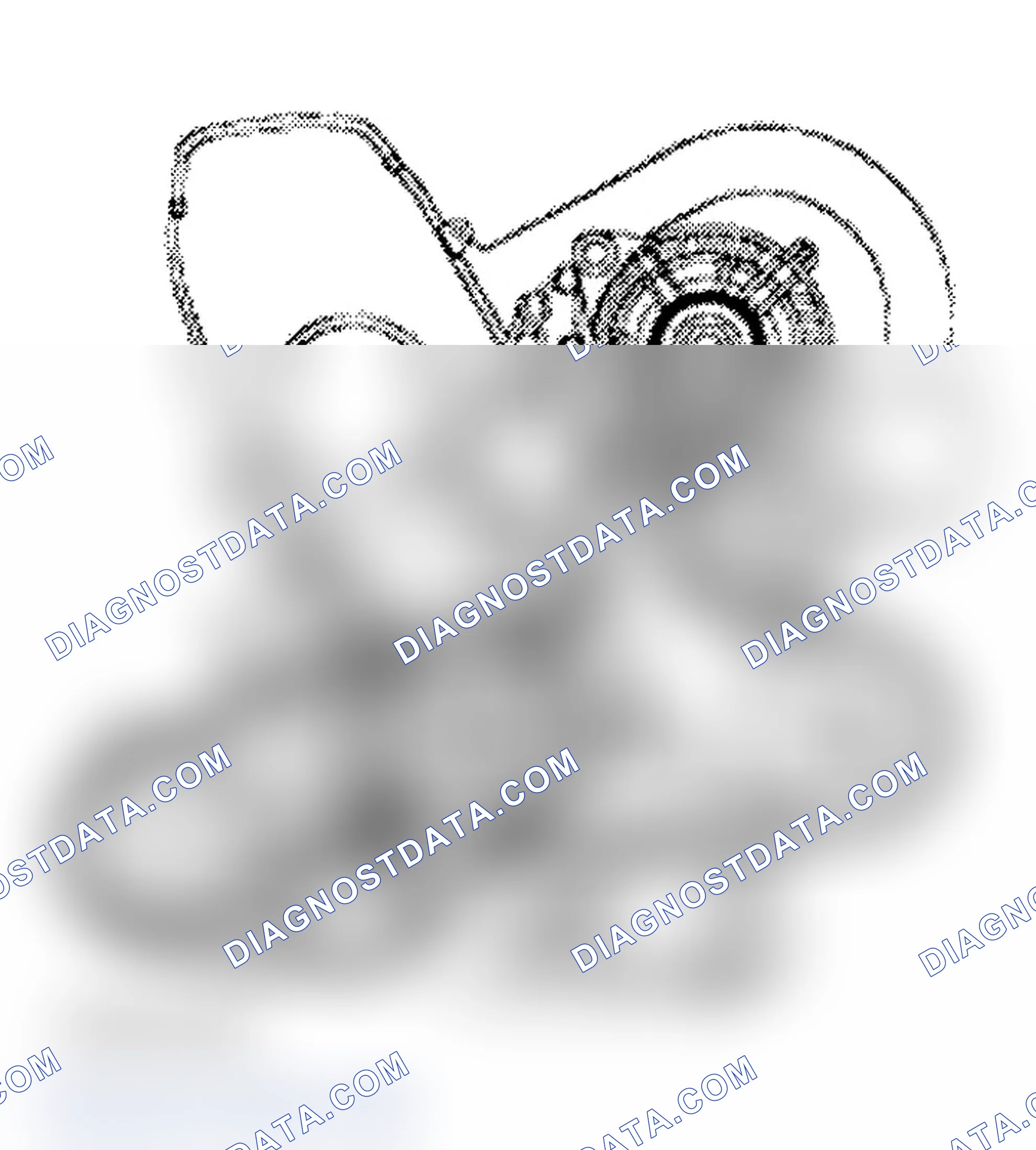 Scheme 28: DRIVE BELT ROUTING (1.8L TURBO ENGINE CODE AWM)