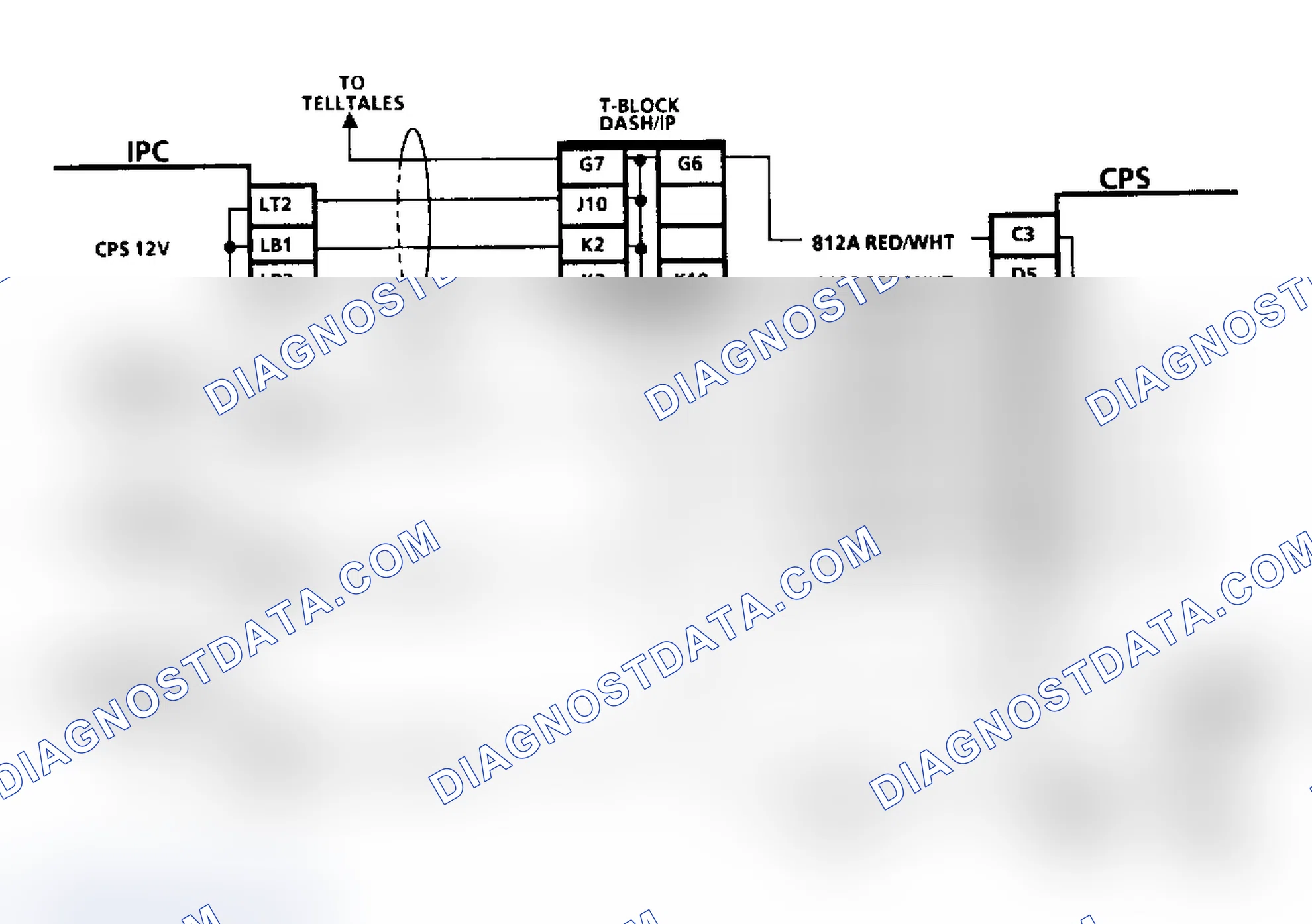 Scheme 386: Chart B8, Power Loss From CPS to Other Components Schematic