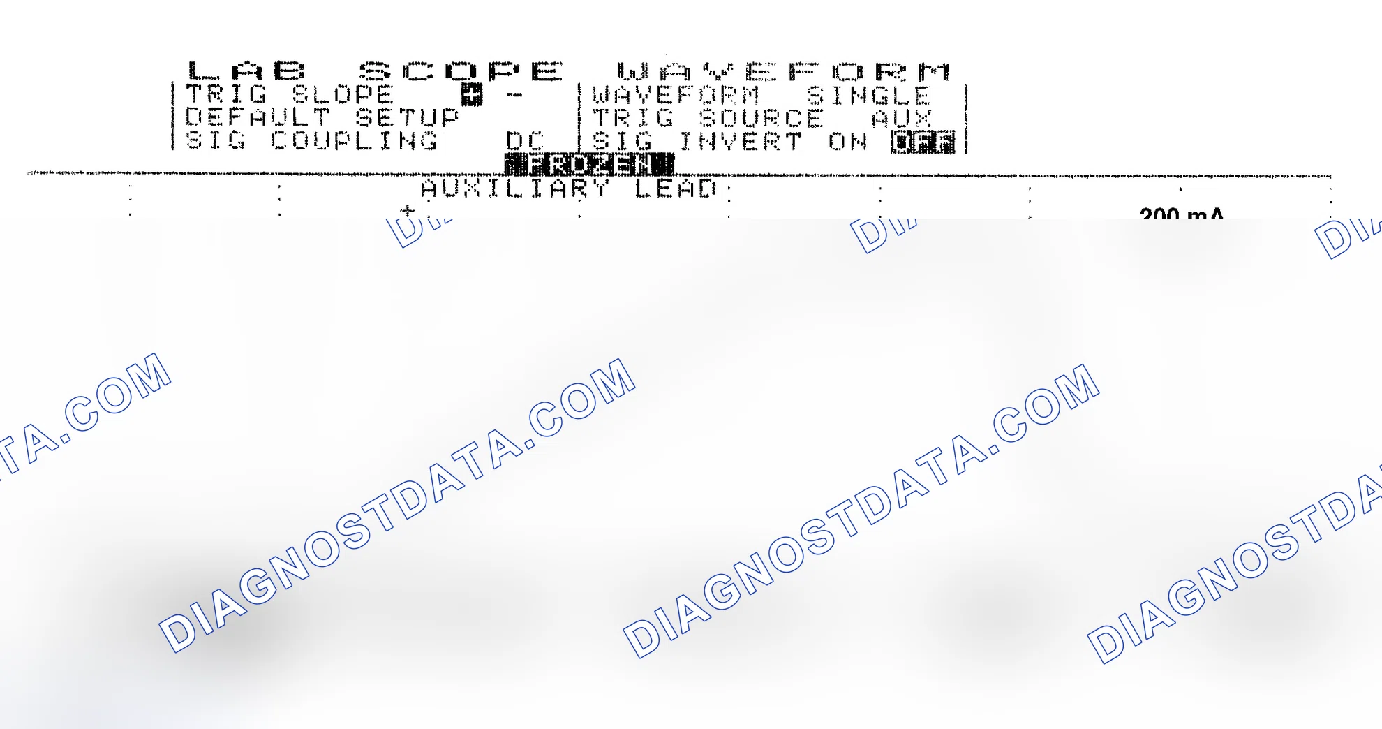 Scheme 13: Single Injector w/Normal Current Flow - Current Pattern