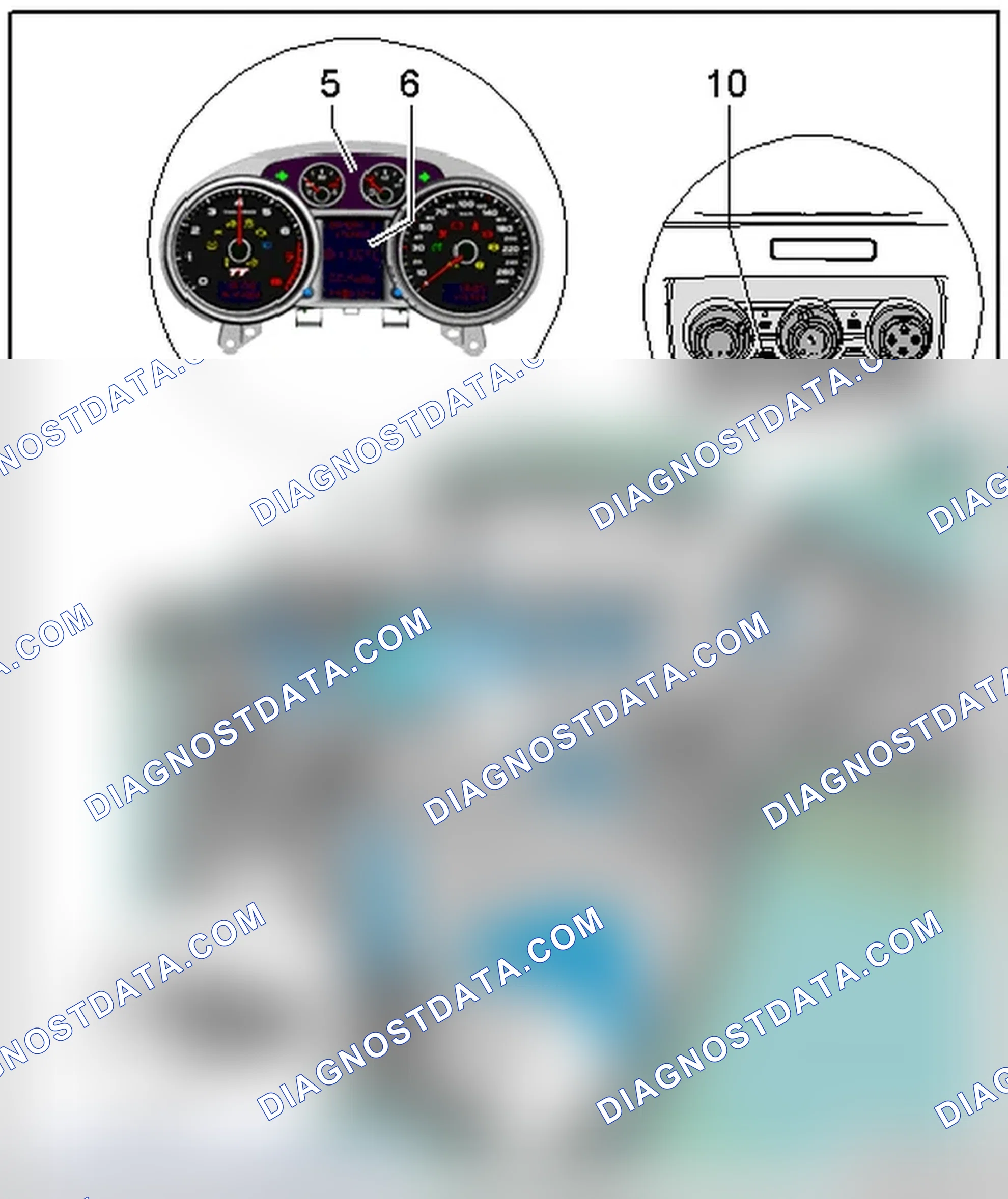 Scheme 114: A/C COMPONENTS INSIDE PASSENGER COMPARTMENT, LEFT SIDE