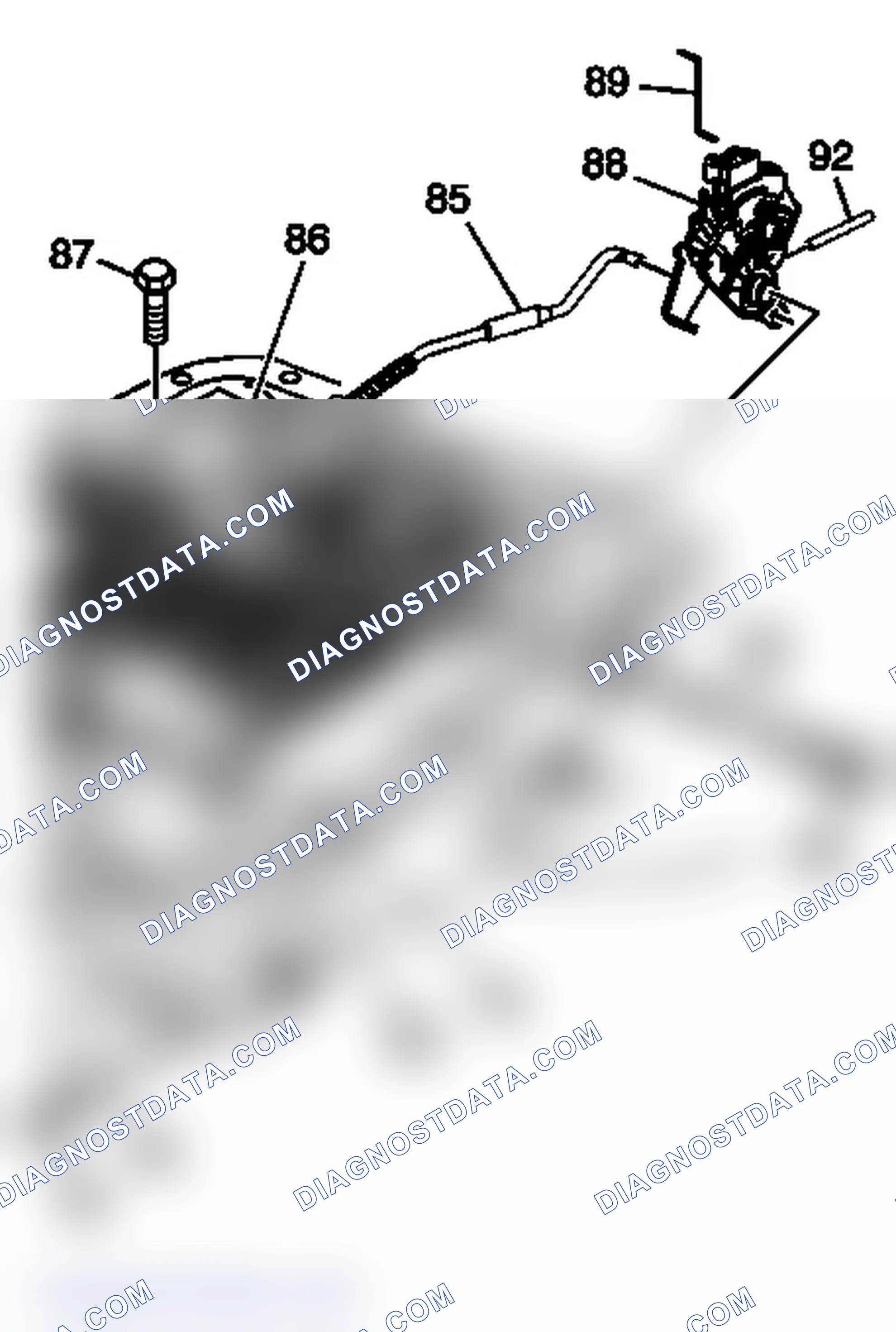 Scheme 175: Parking Lock and Manual Shift Detent Lever with Shaft Position Switch Assembly