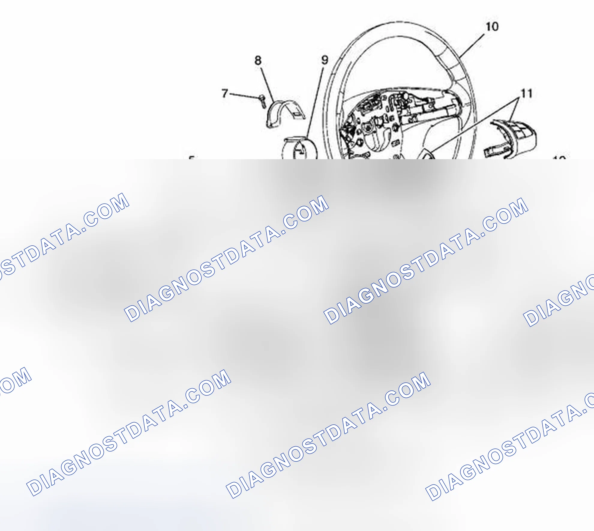 Scheme 1: Steering Column Disassembled View