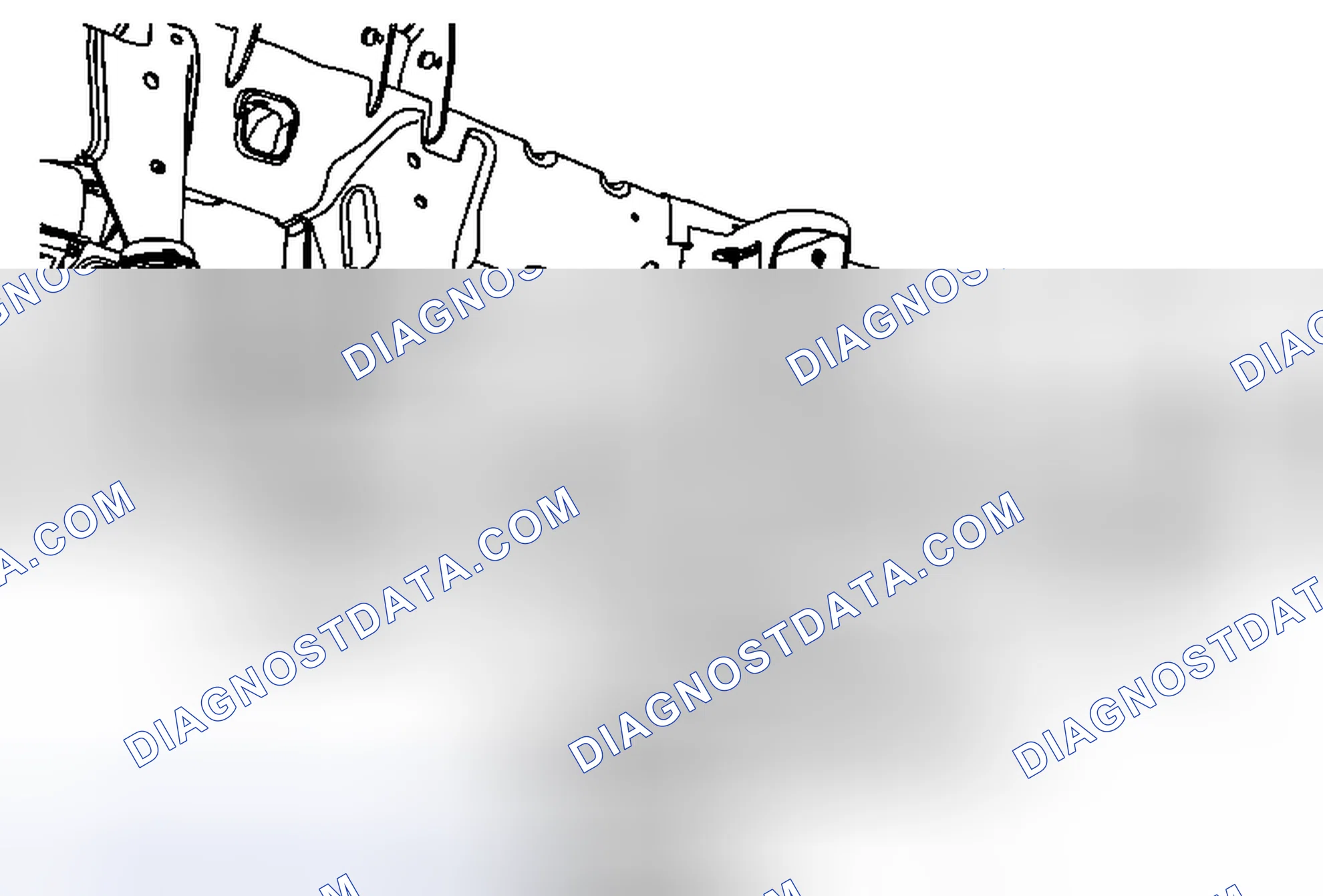 Scheme 8: Transmission Support Crossmember Replacement (Two Wheel Drive - Heavy Duty)