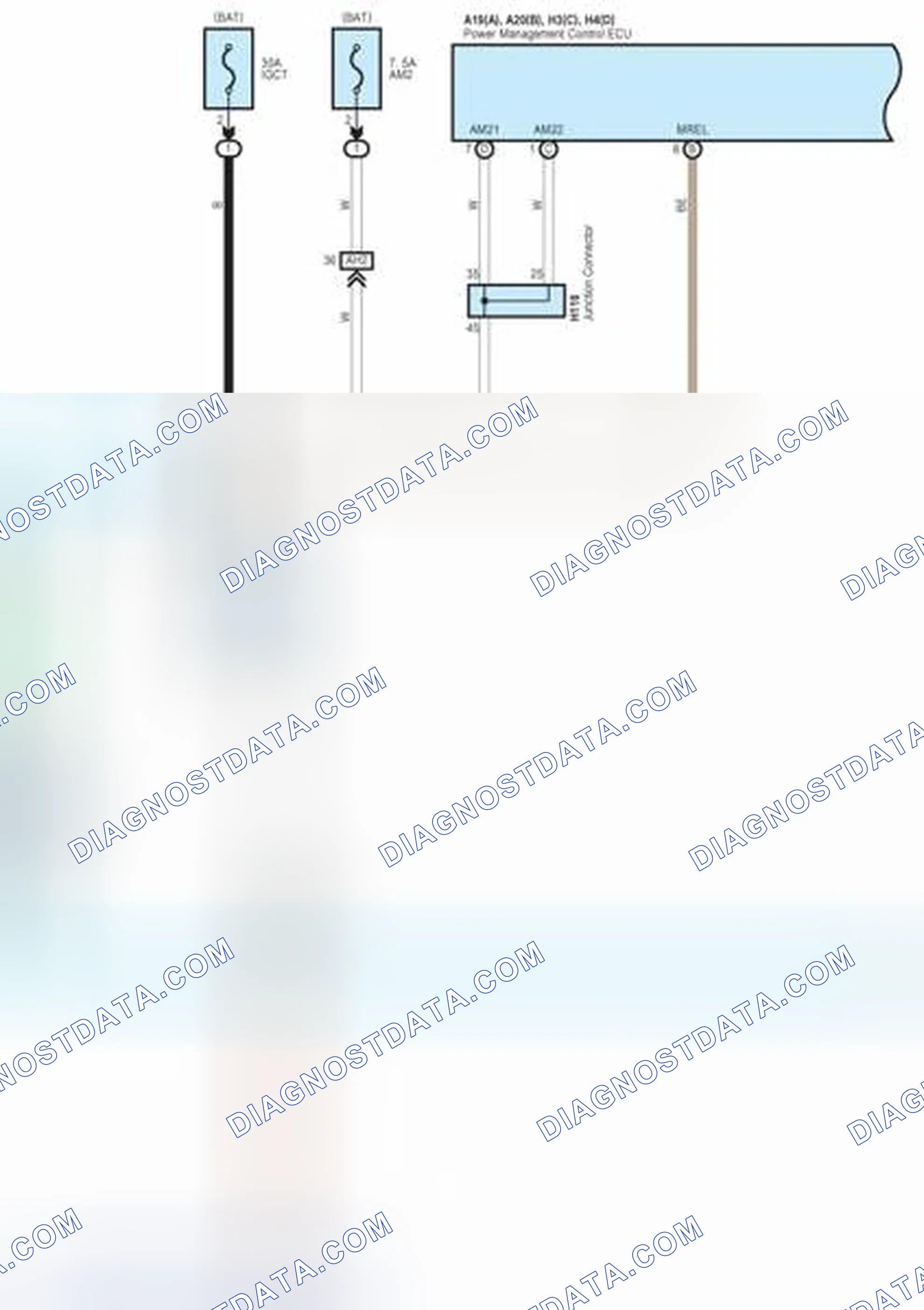 Scheme 98: Back Door Opener, Engine Immobilizer System, Smart Access System with Push-Button Start, Starting an