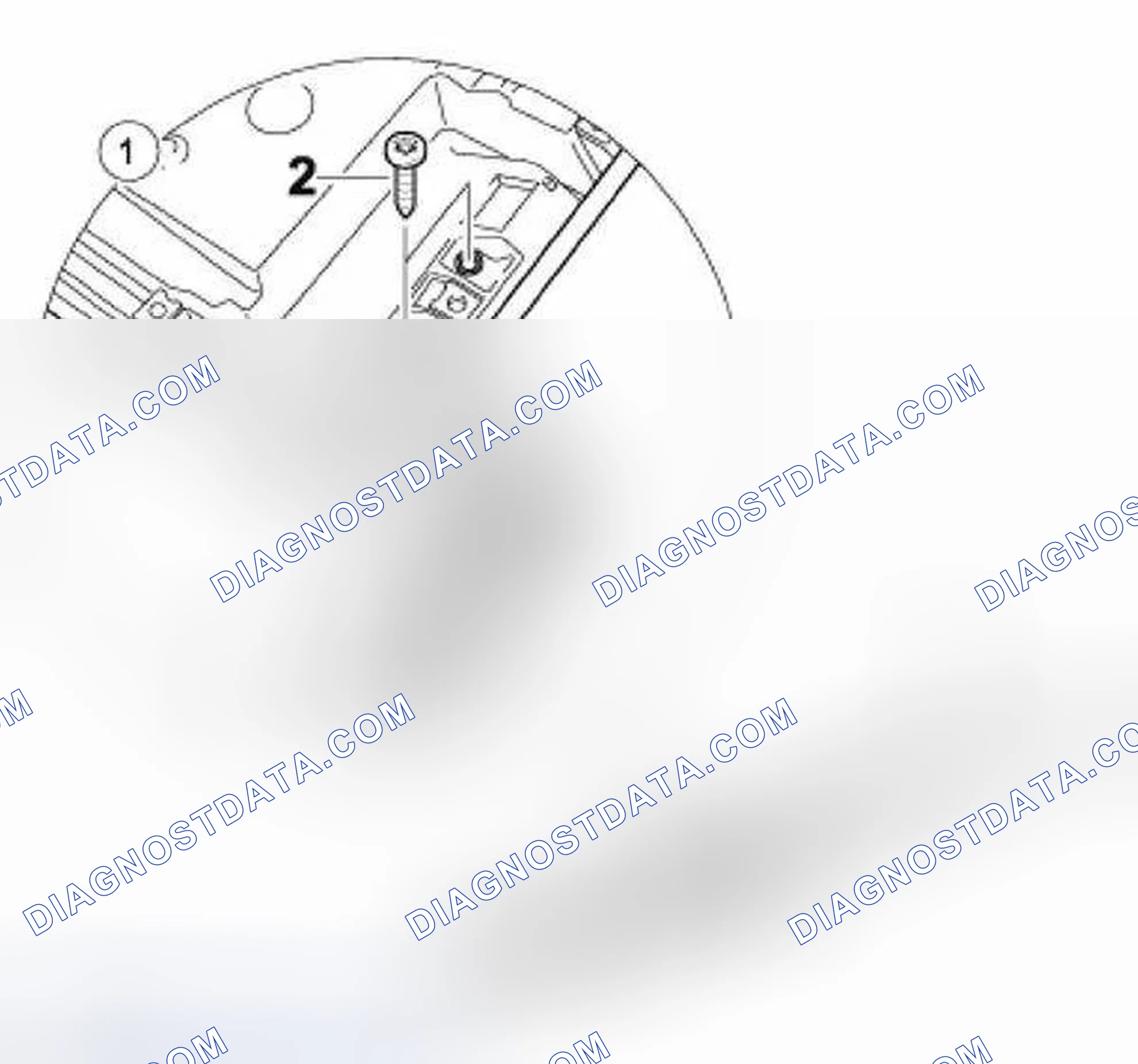 Scheme 26: Removing and installing glove compartment lock