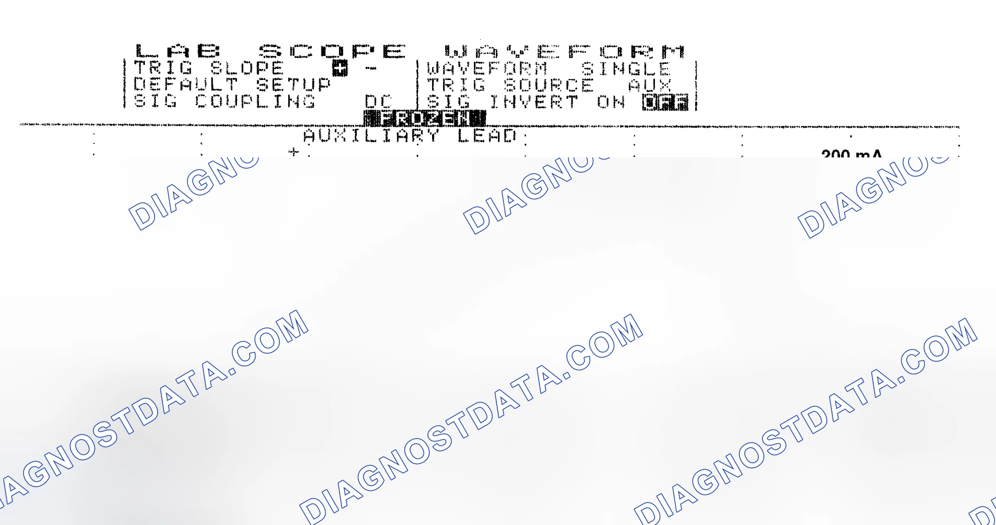 Scheme 13: Single Injector w/Normal Current Flow - Current Pattern