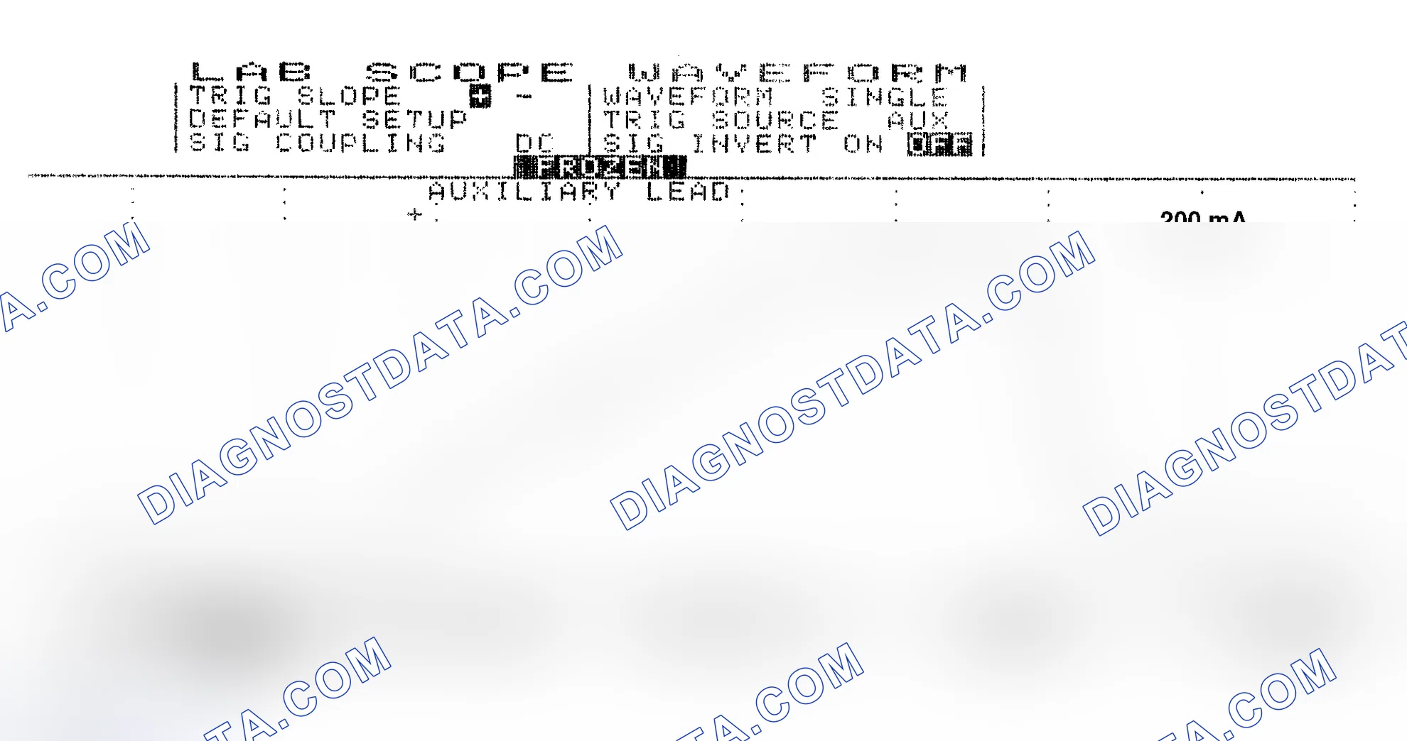 Scheme 13: Single Injector w/Normal Current Flow - Current Pattern