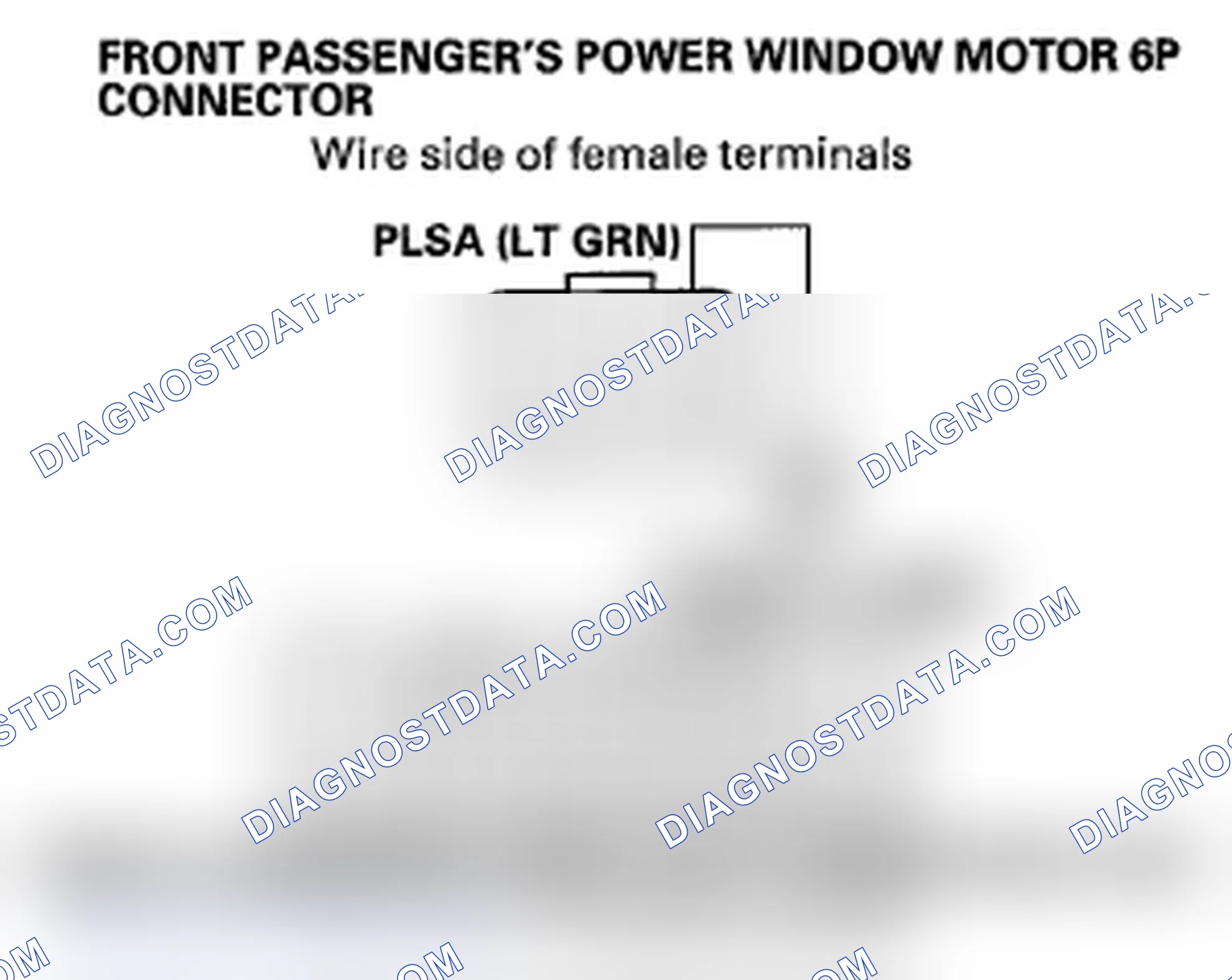Scheme 15: DTC B2177: Front Passenger's Power Window Motor Pulse A Error