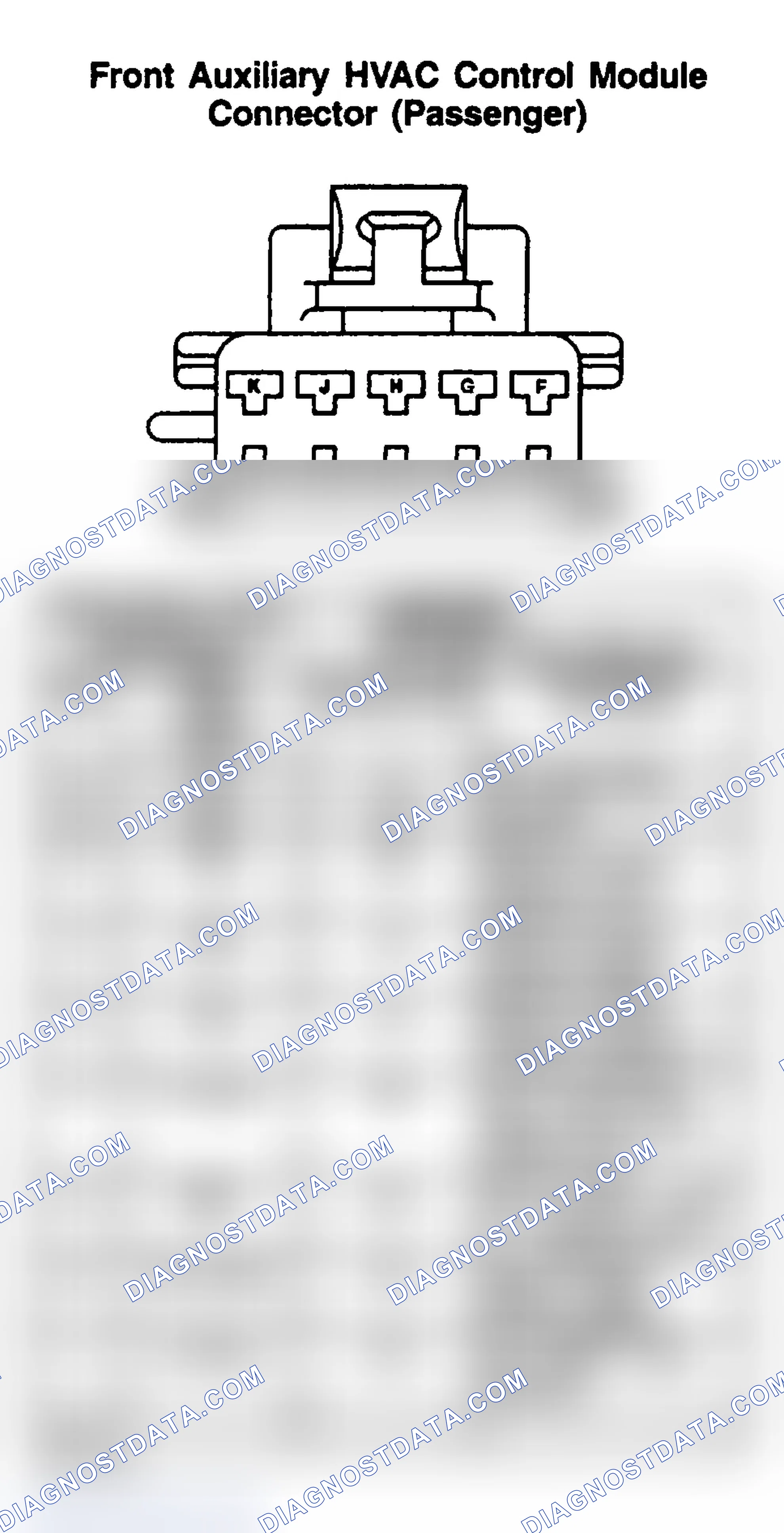 Scheme 155: FRONT AUXILIARY HVAC CONTROL MODULE (PASSENGER)