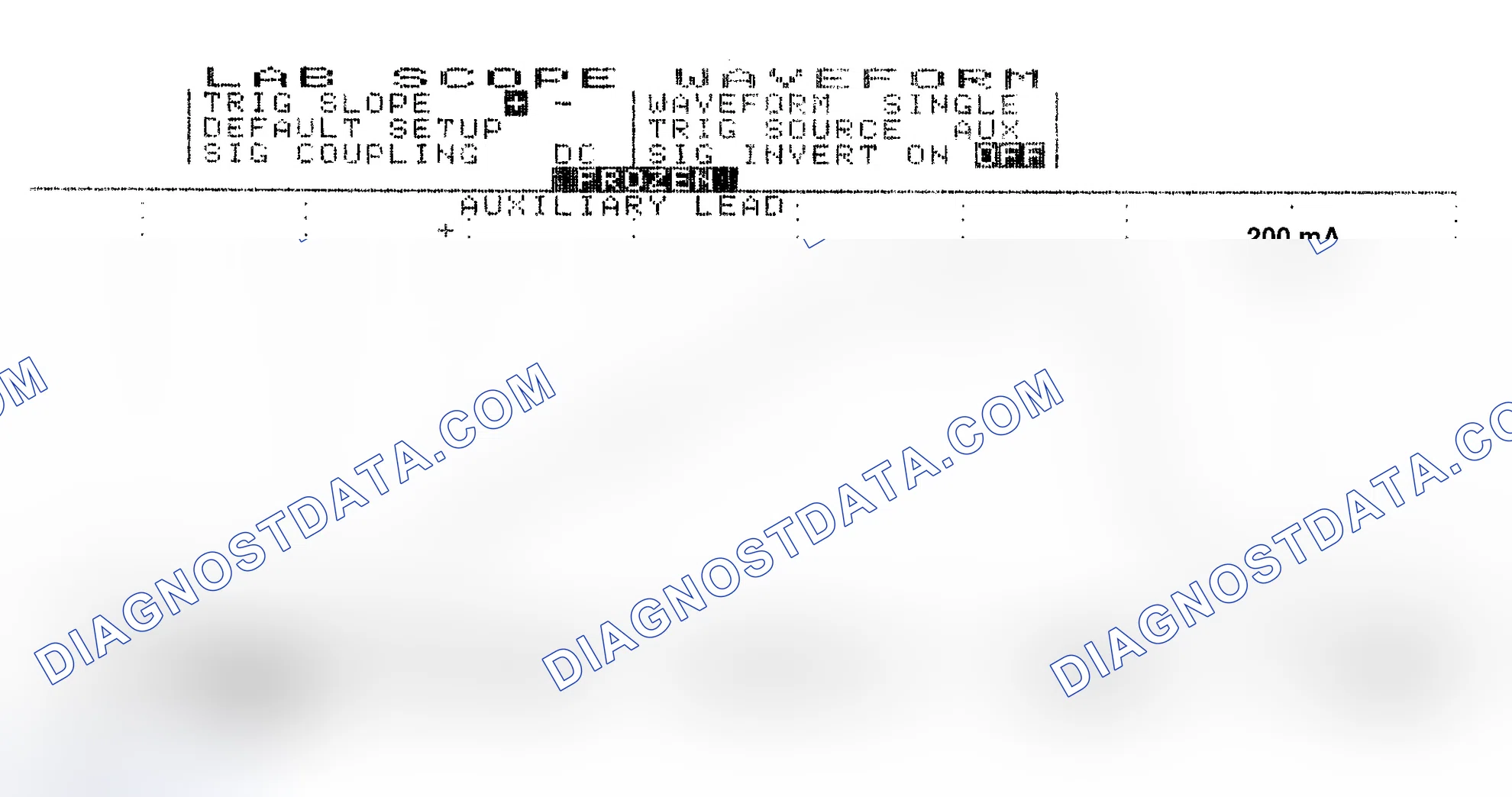 Scheme 13: Single Injector w/Normal Current Flow - Current Pattern