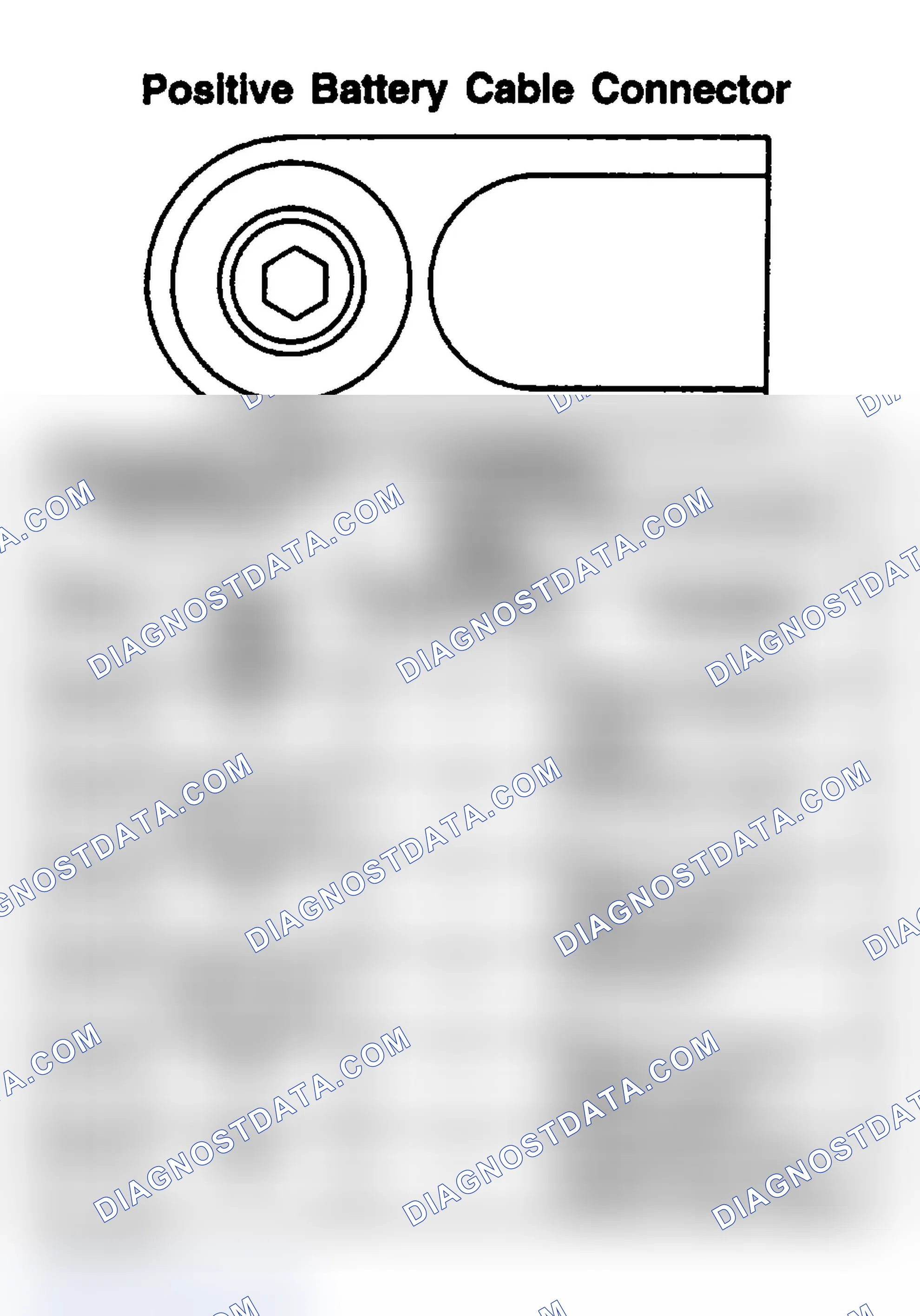 Scheme 125: POSITIVE BATTERY CABLE