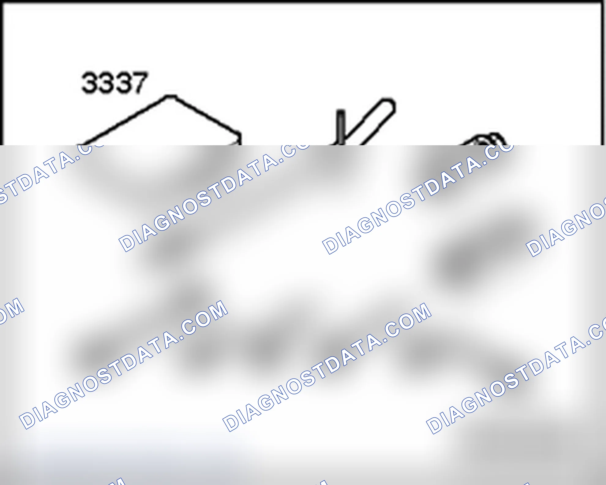 Scheme 333: Front exhaust pipe, removing and installing