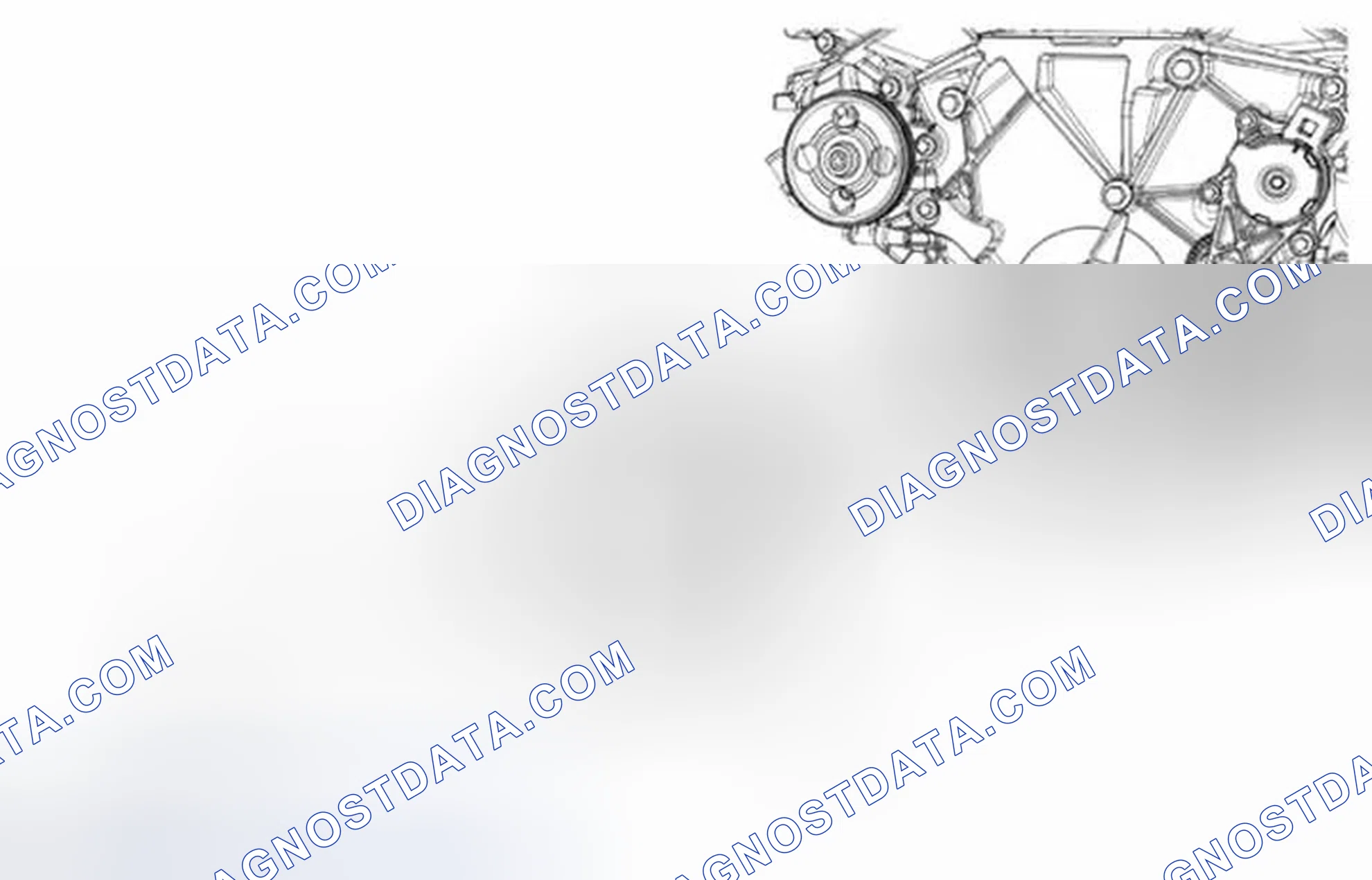 Scheme 991: Crankshaft Pulley and Crankshaft Front Seal - Exploded View