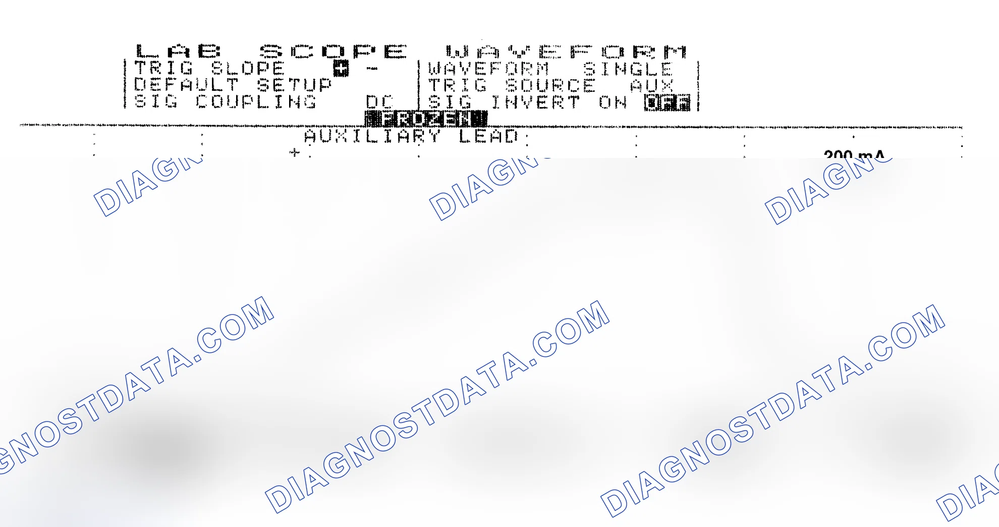Scheme 13: Single Injector w/Normal Current Flow - Current Pattern