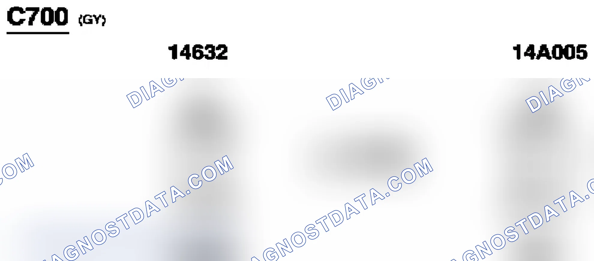Scheme 204: Identifying Connectors C700, C701, C703, C704 & C715a