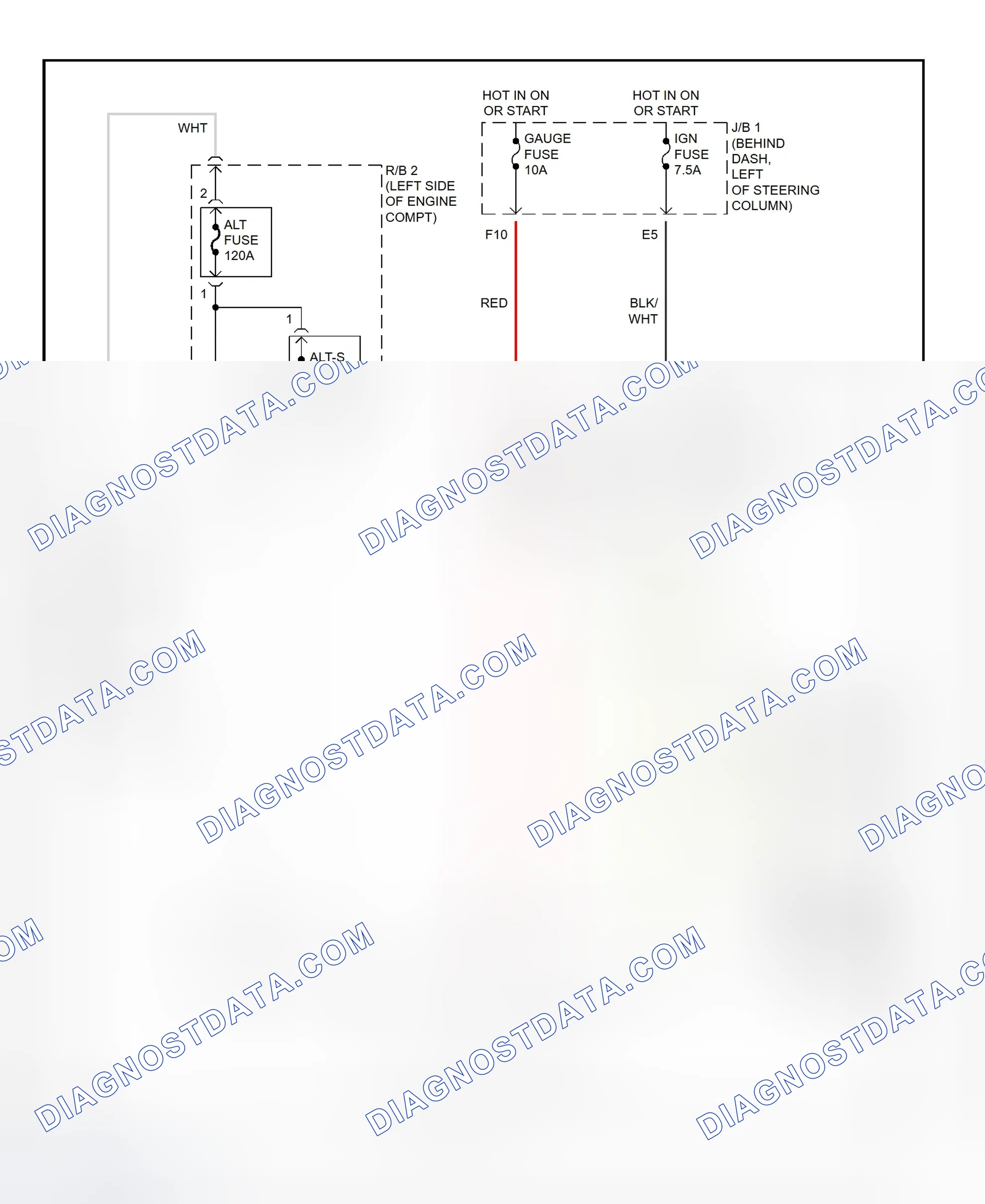 Scheme 15: Charging System Wiring Diagram (Tacoma)
