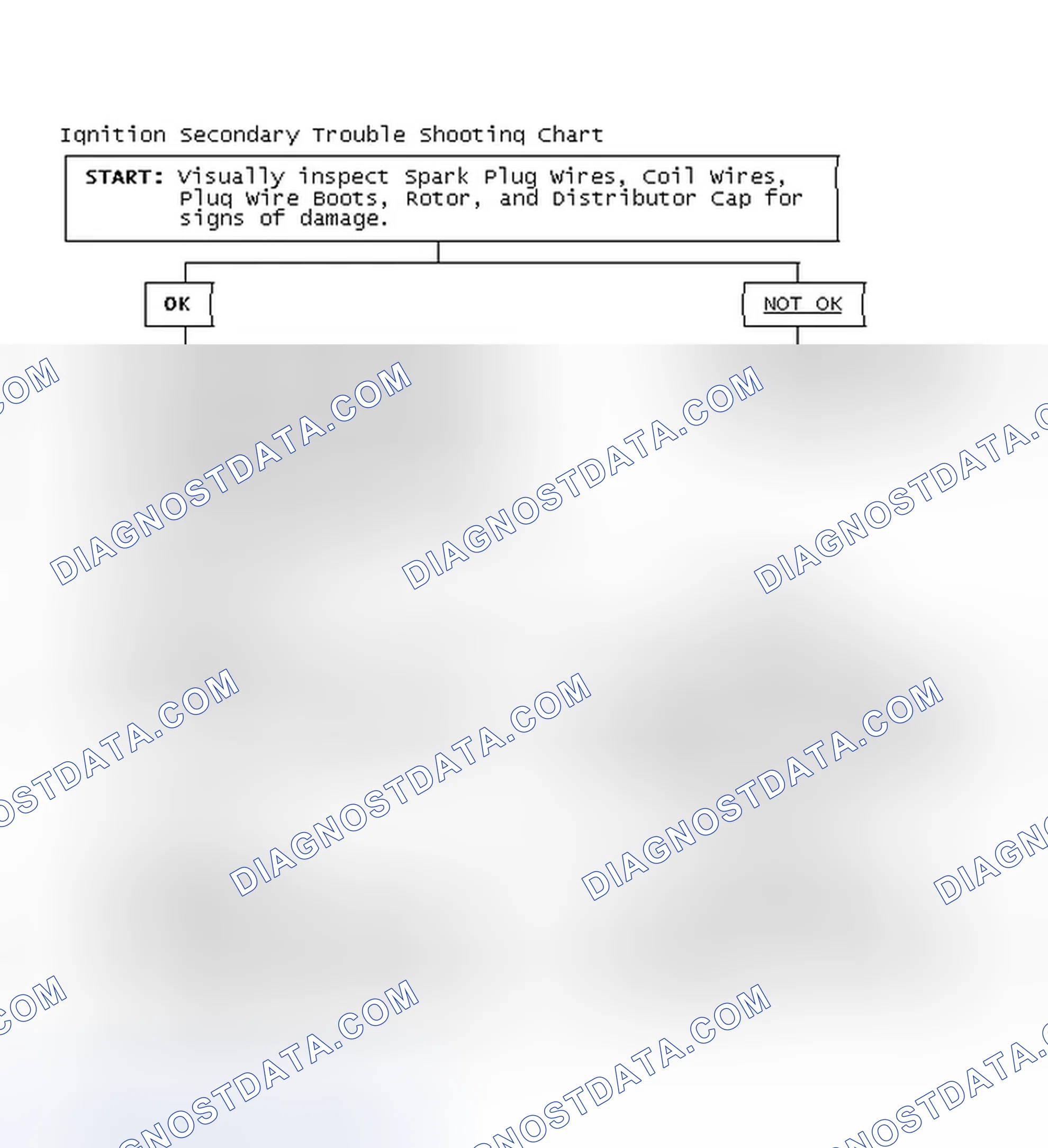 Scheme 1: Ignition Secondary Trouble Shooting Chart