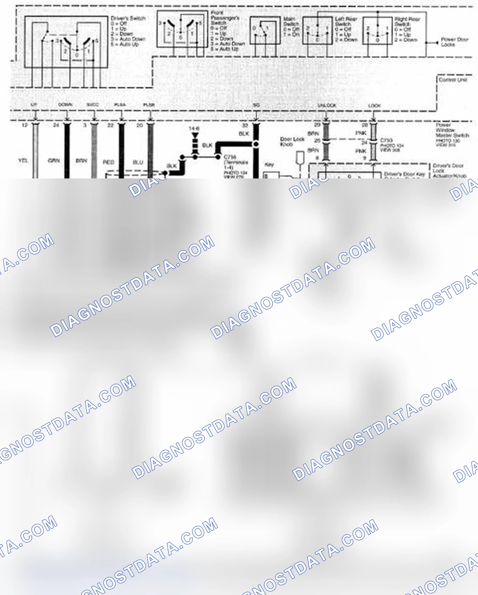 Scheme 367: Power Windows Circuit Diagram (Page 120-2)