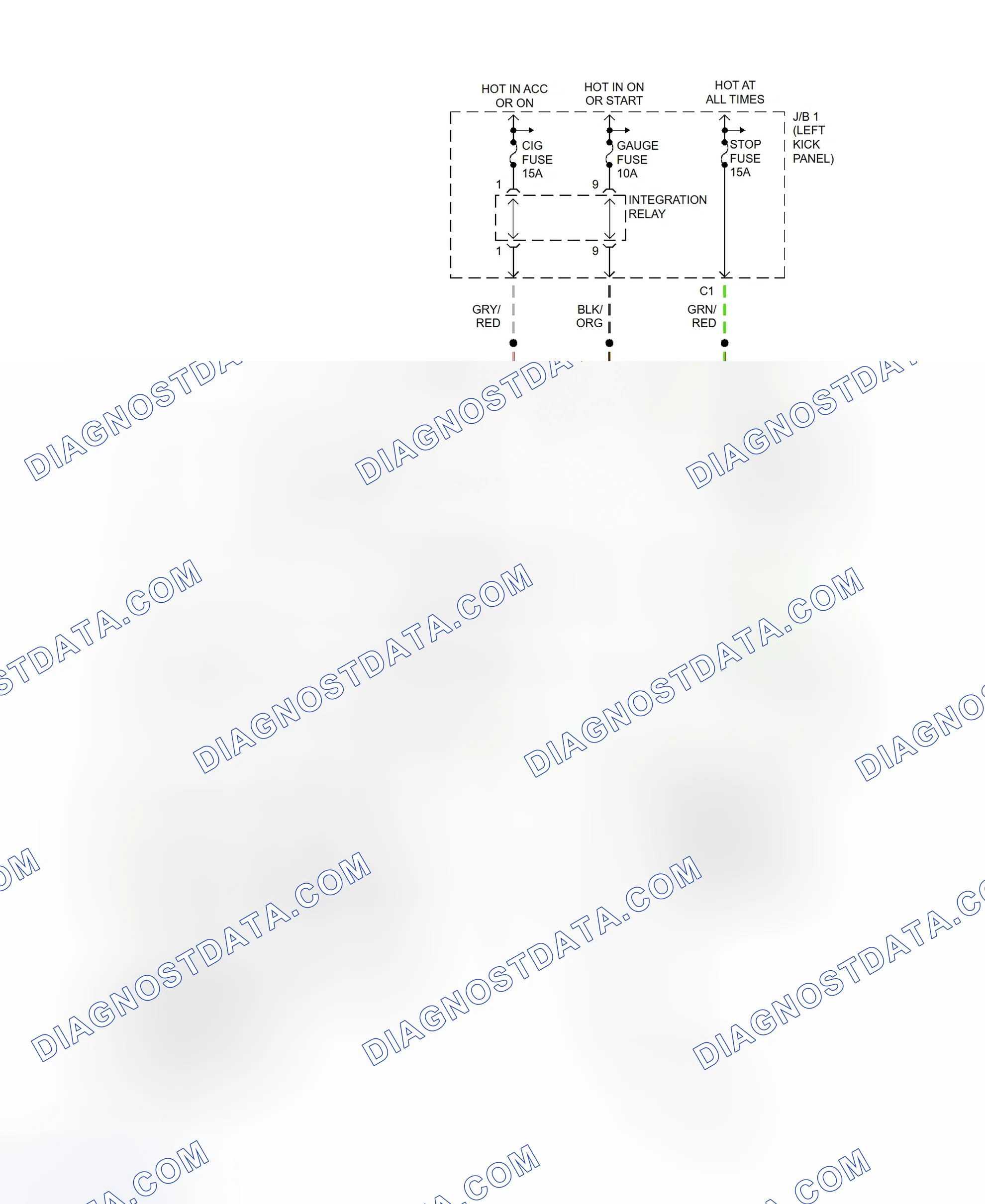 Scheme 103: Shift Interlock System Wiring Diagram (4Runner)