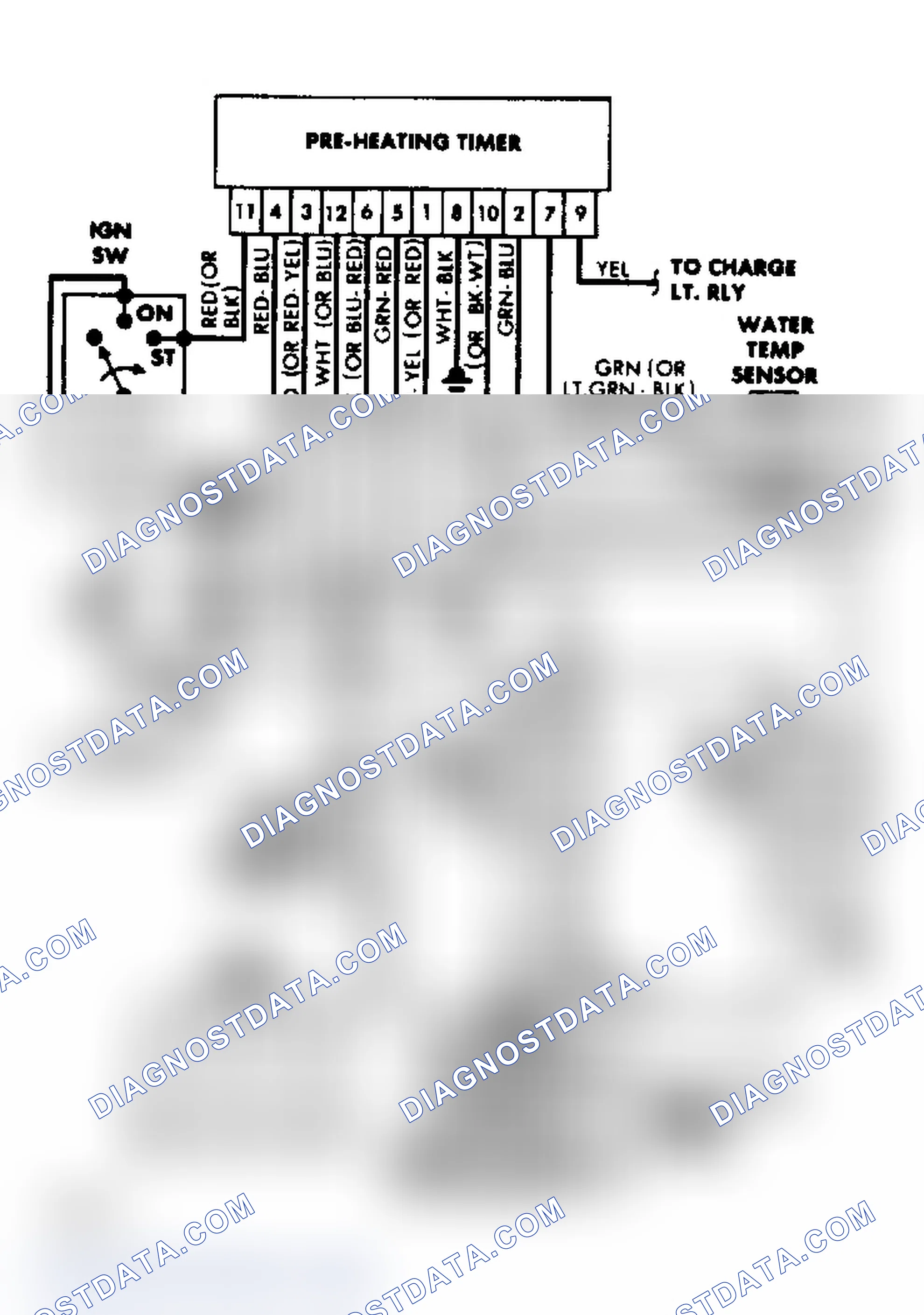 Scheme 48: Camry & Corolla FWD Glow Plug System Wiring Diagram