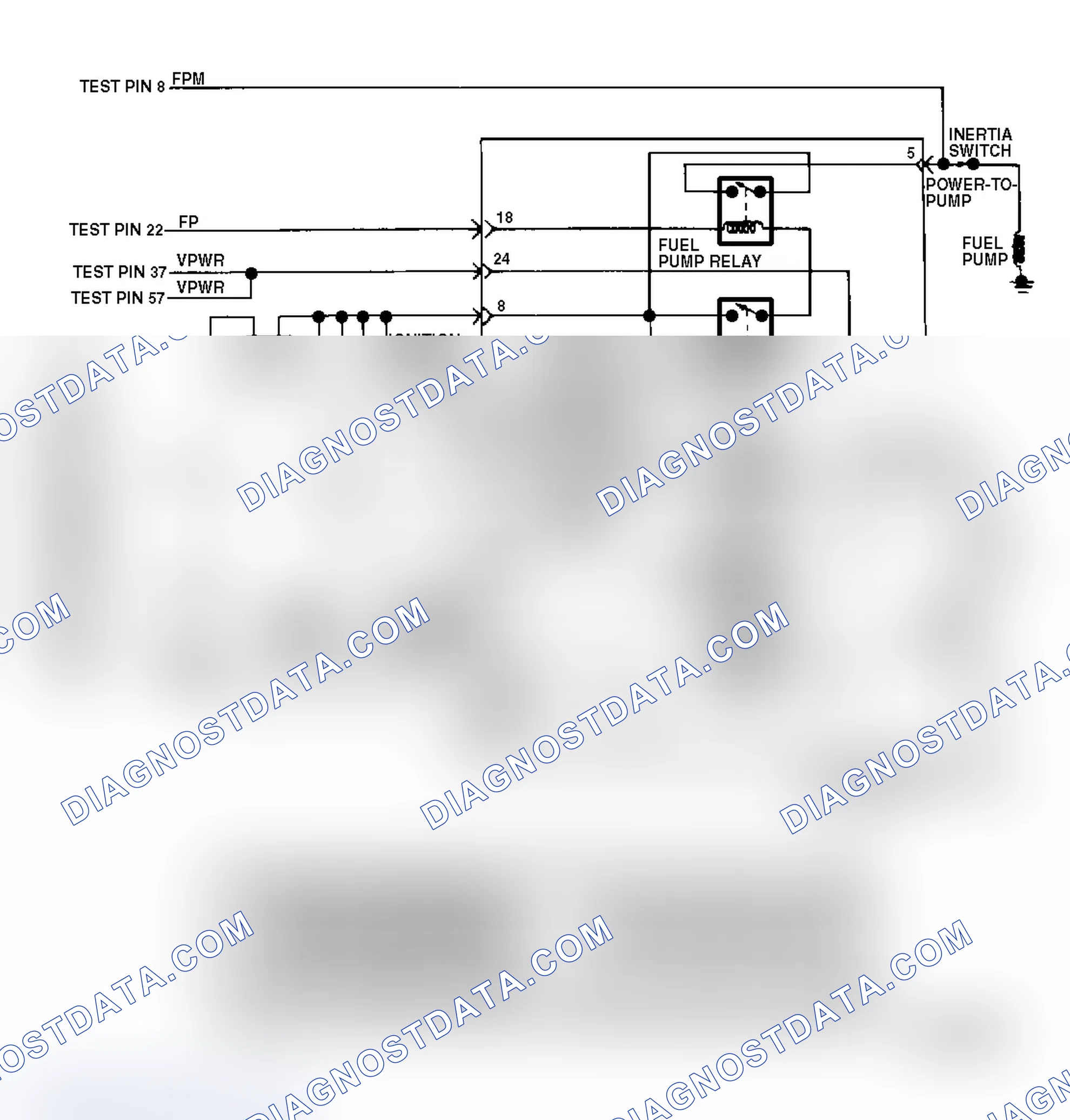 Scheme 7: Electric Cooling Fan 2.5L CFI & 3.0L EFI Automatic Transaxle W/OD