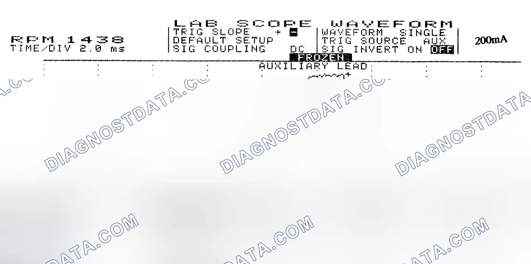 Scheme 15: Single Injector w/Normal Current Flow - Current Pattern