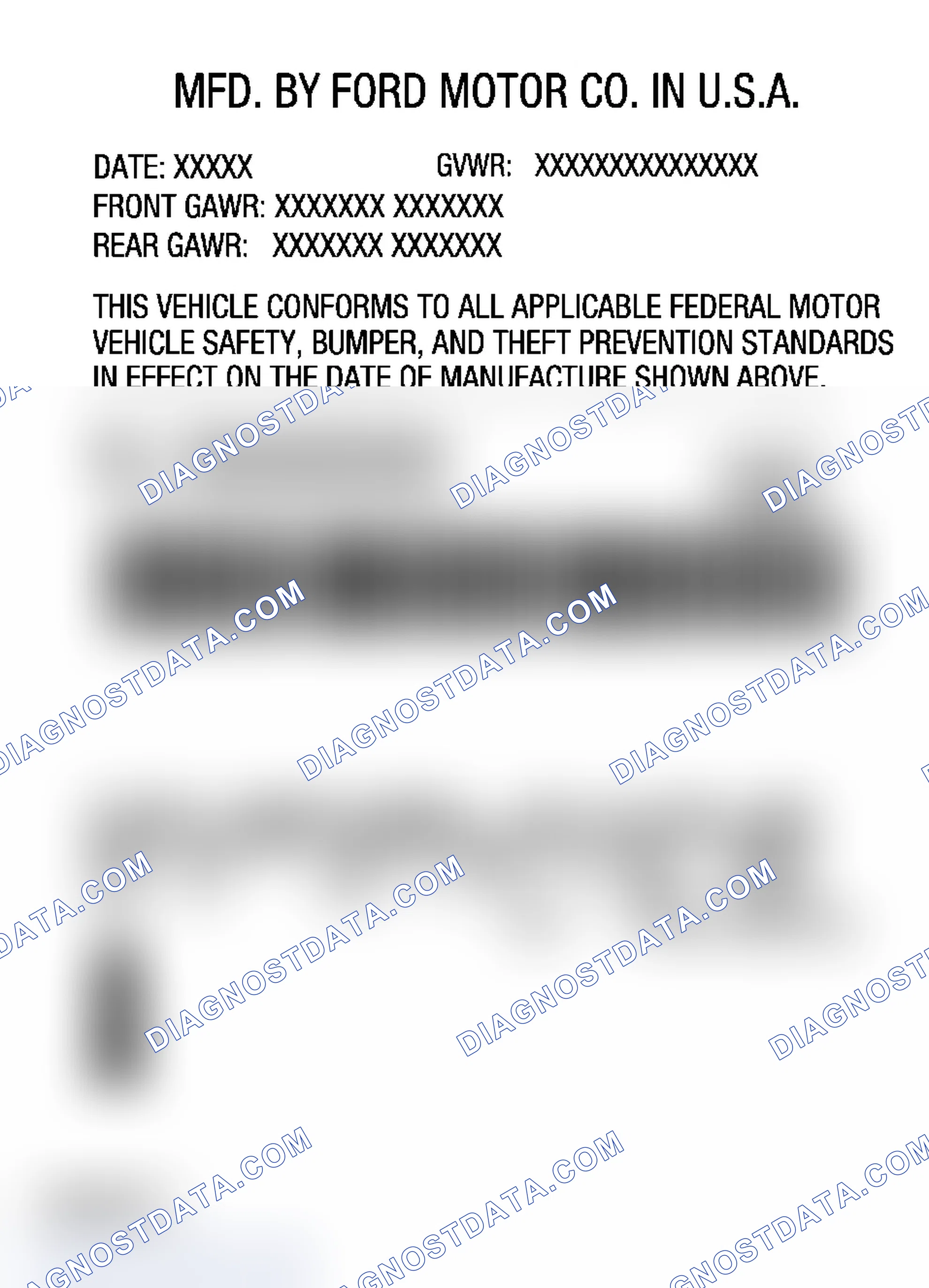 Scheme 24: Brake Codes - Ford Five Hundred, Mercury Montego