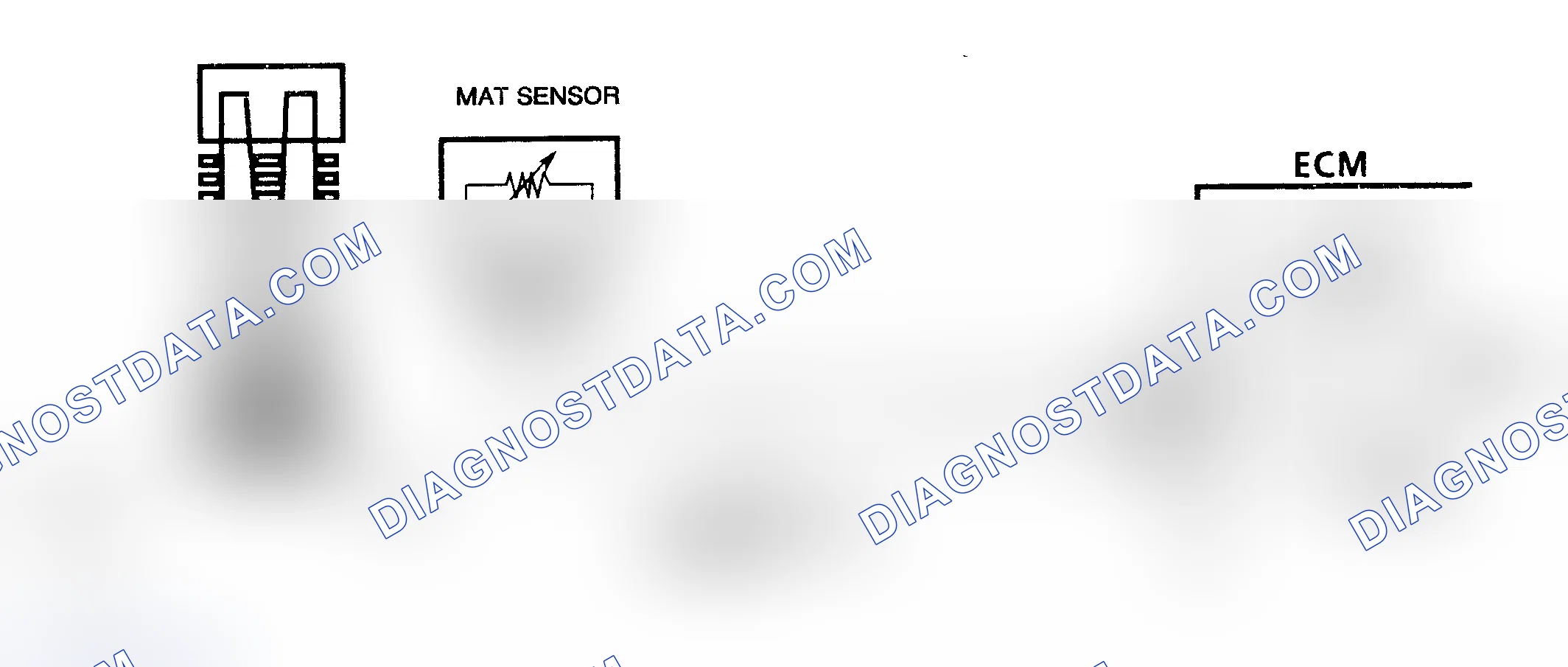 Scheme 86: Code 23 Schematic (2.5L & 4.3L Turbo) MAT Sensor Temperature Low