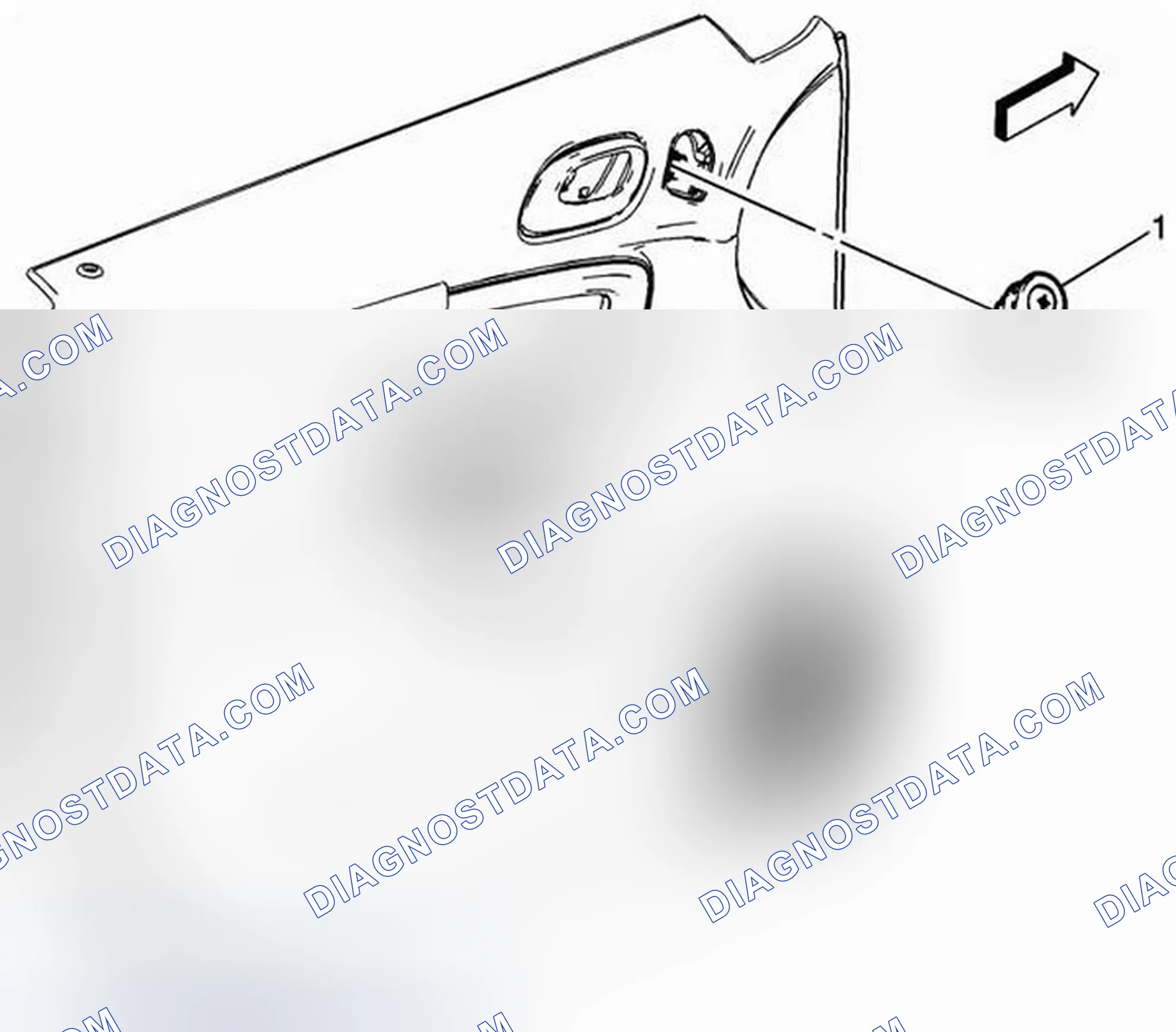 Scheme 76: Outside Rearview Mirror Remote Control Switch Bezel Replacement