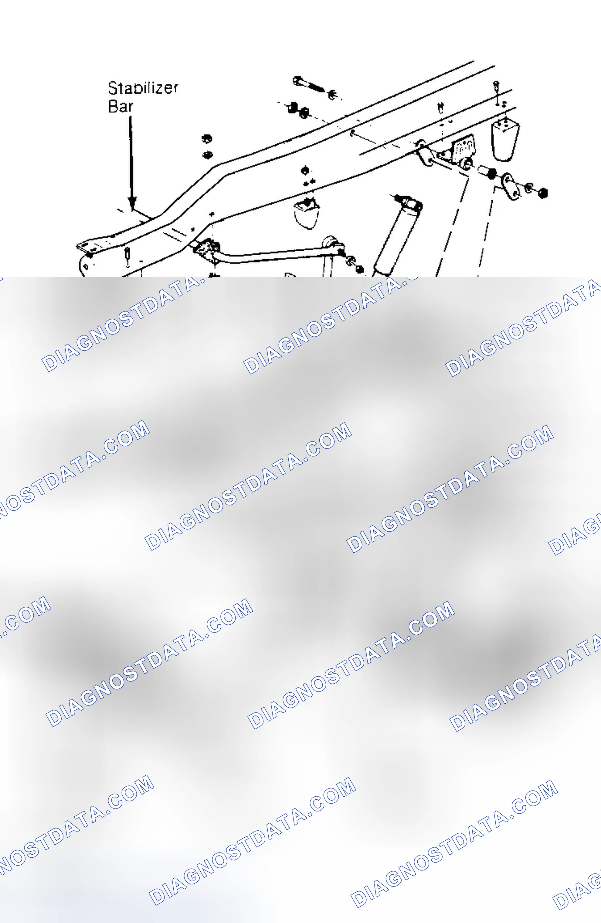 Scheme 16: Exploded View Of Front Suspension (Commercial Van - C35 Pickup Similar)