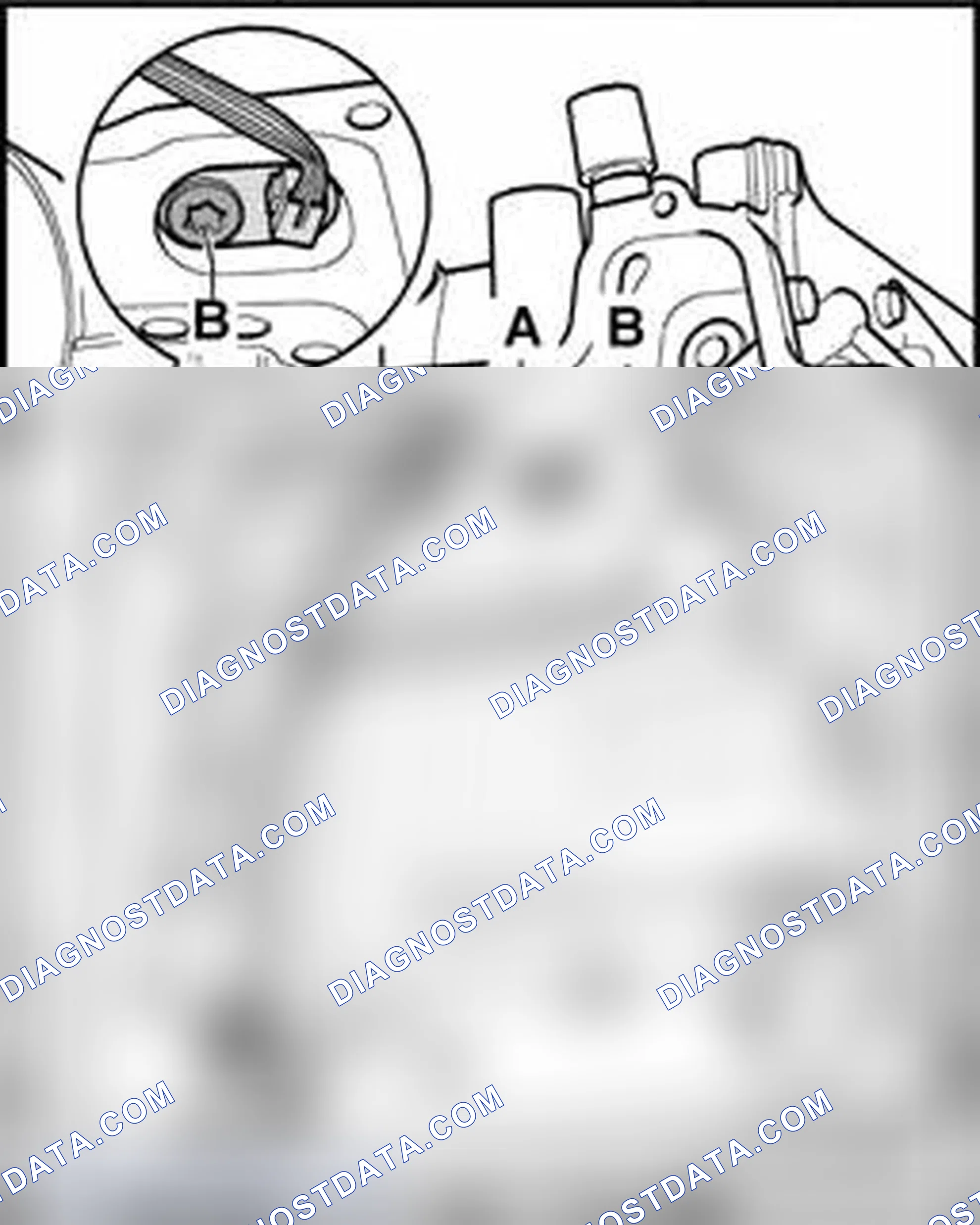 Scheme 207: A - Sensor for transmission RPM / Transmission fluid temperature sensor -G182- / -G93