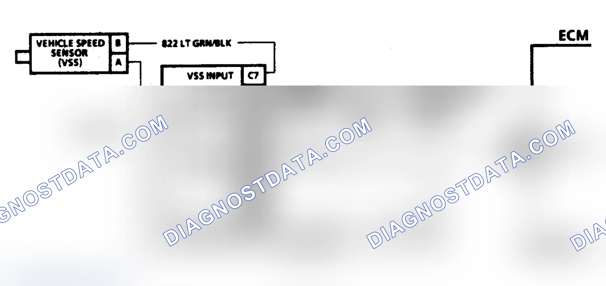 Scheme 189: Code 24 Schematic ("C" & "K" Series 5.7L M/T) Vehicle Speed Sensor