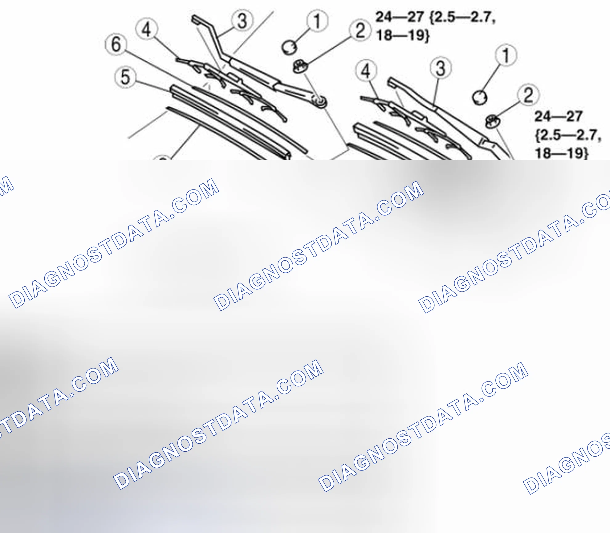 Scheme 2: WINDSHIELD WIPER ARM AND BLADE REMOVAL/INSTALLATION