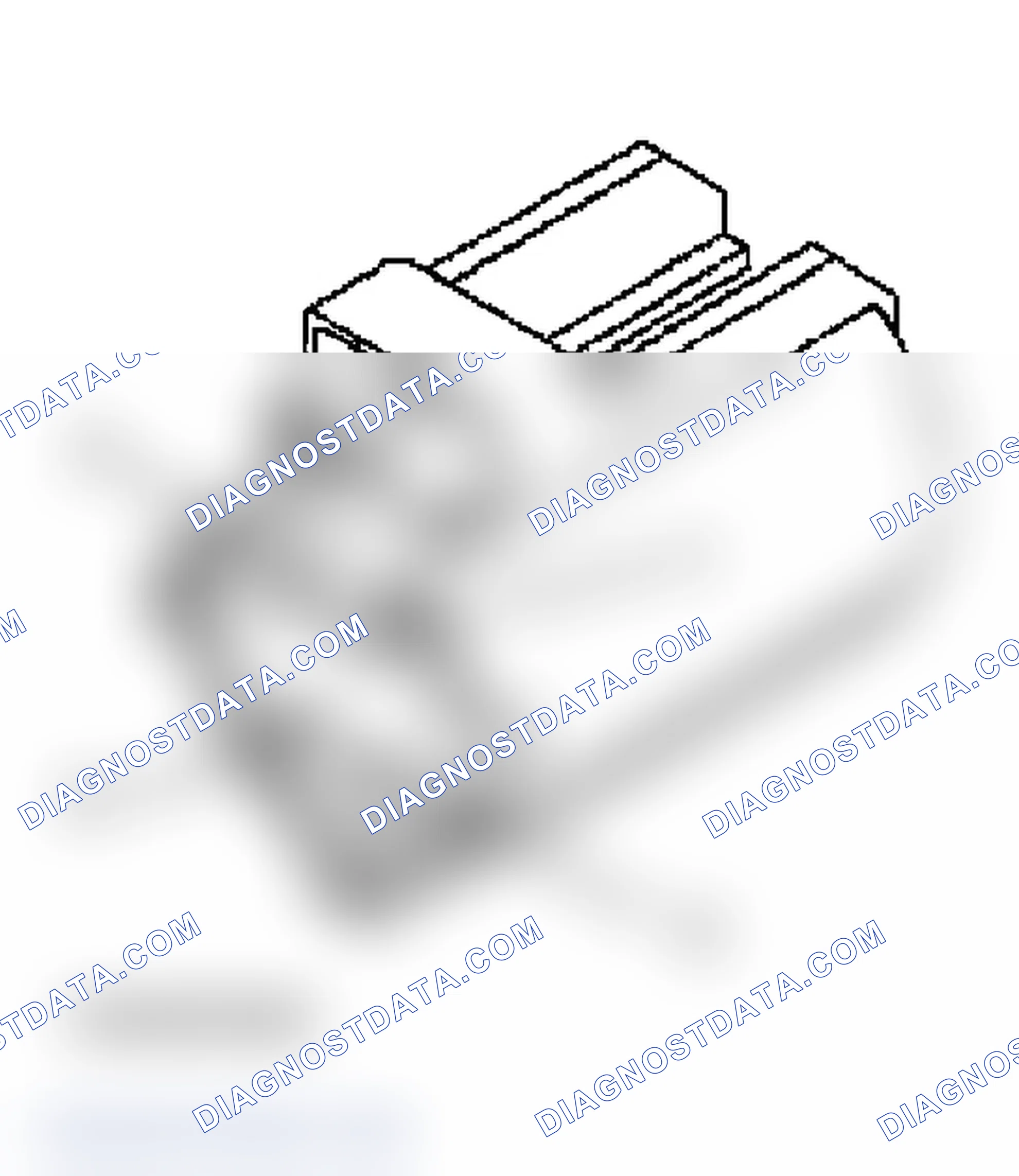 Scheme 366: OXYGEN SENSOR CONNECTOR END VIEW (COMPONENT SIDE)