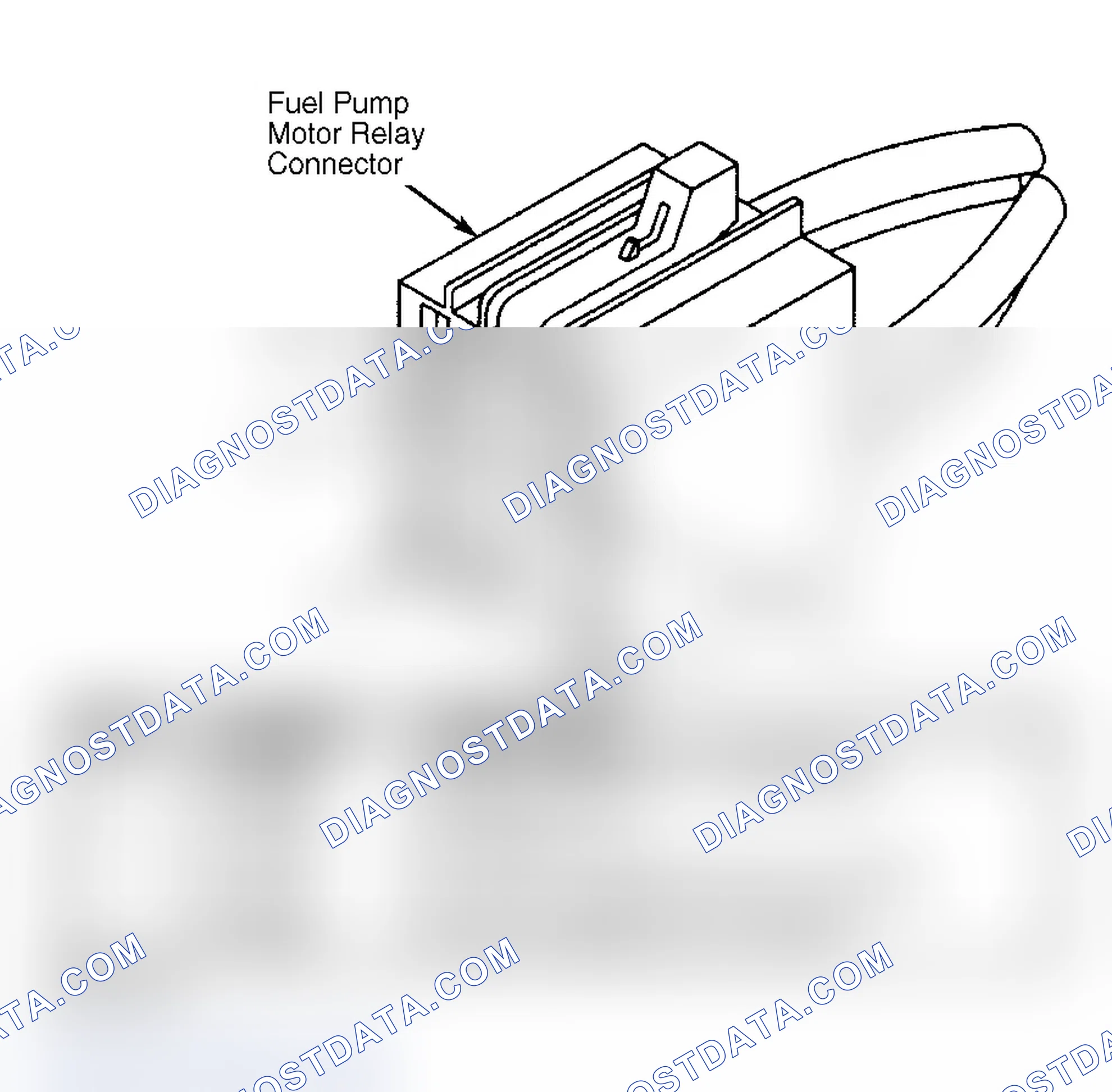 Scheme 46: Fuel Pump Relay Connector Terminals