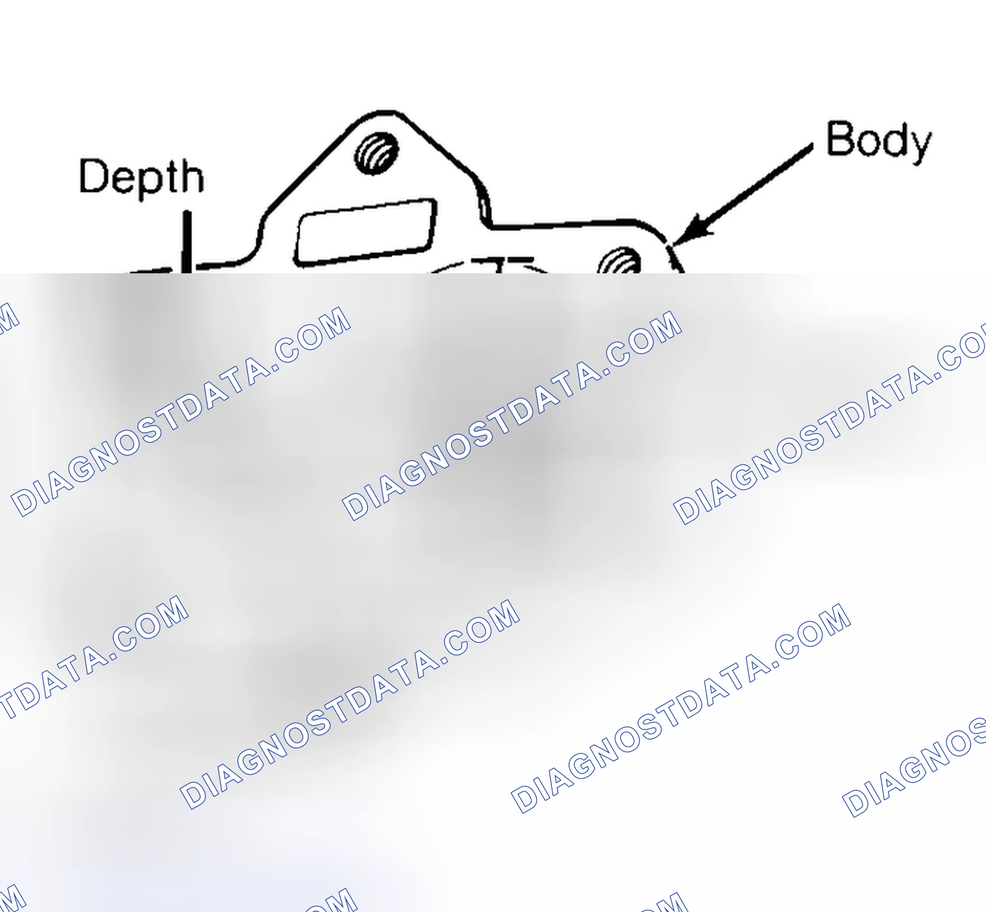 Scheme 35: Measuring Oil Pump Gear Cavity
