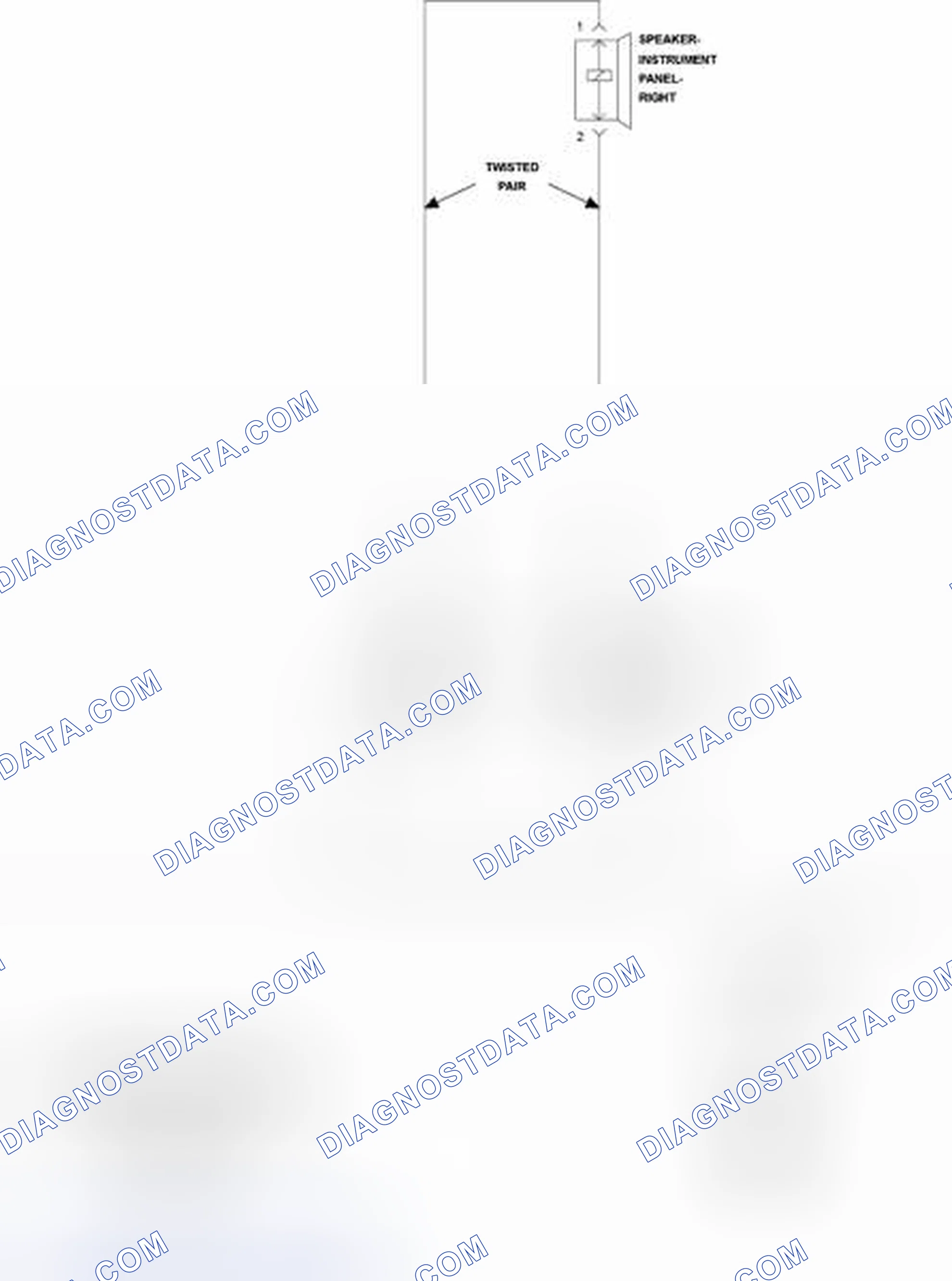 Scheme 40: B1468-CHANNEL 2 AUDIO SPEAKER OUTPUT CIRCUIT OPEN