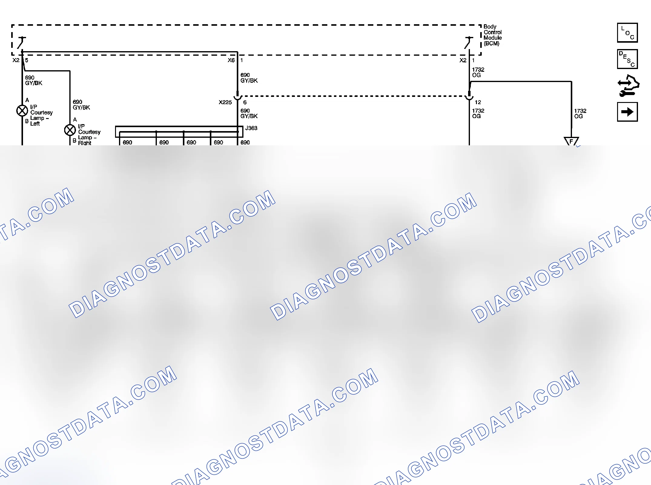 Scheme 17: Interior Lights Schematics