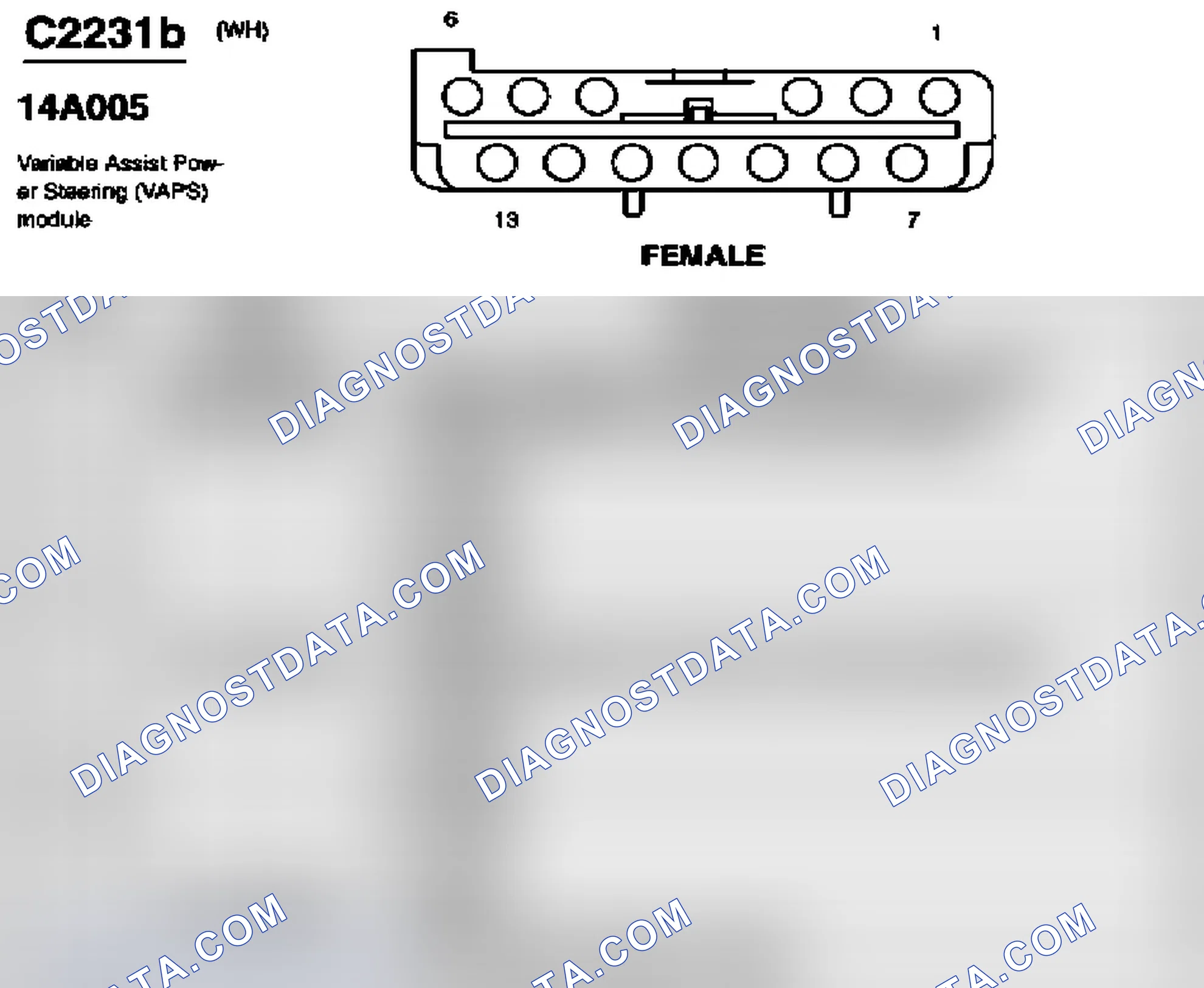 Scheme 346: Identifying Connectors C2231b & C2232a
