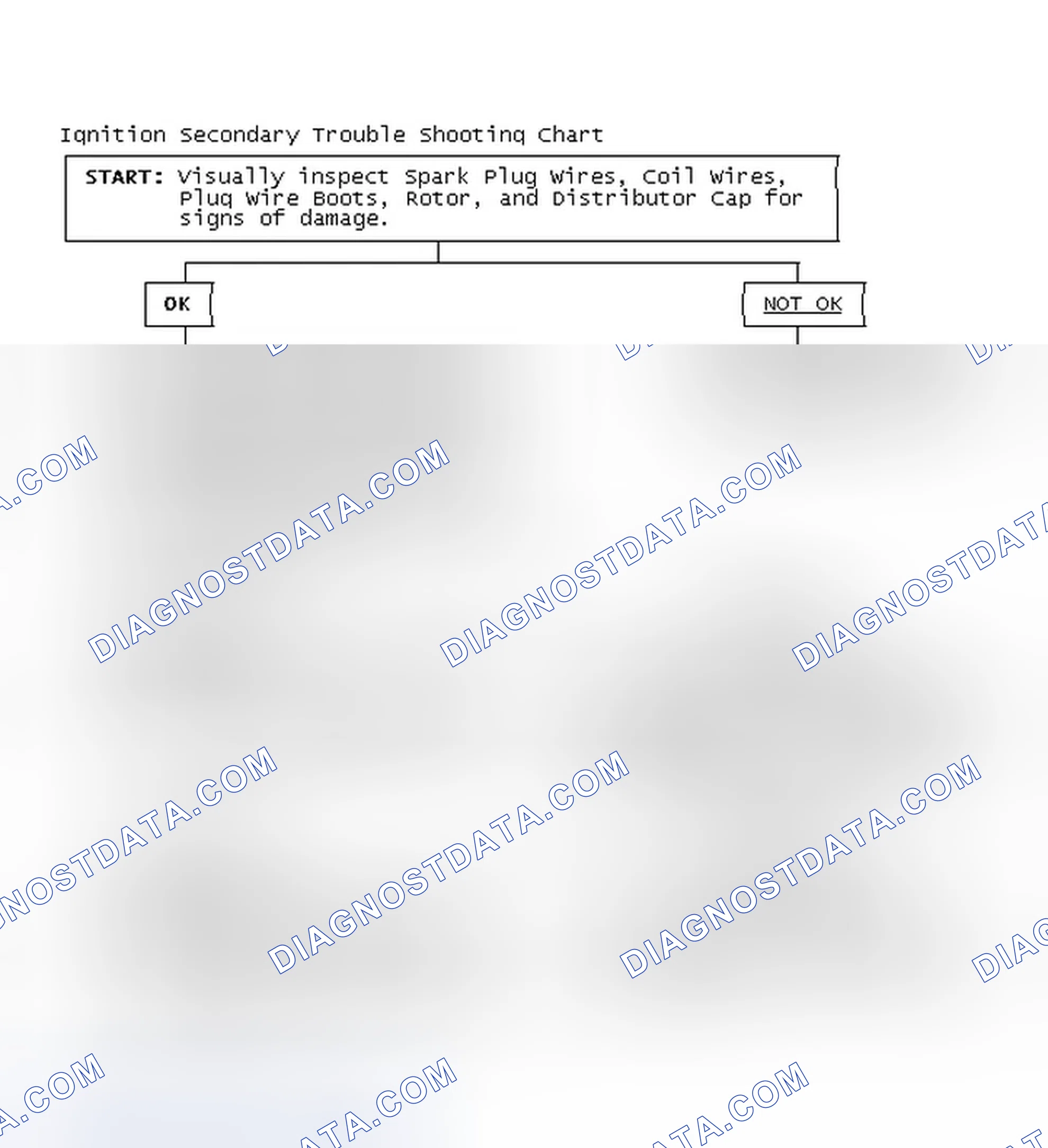 Scheme 1: Ignition Secondary Trouble Shooting Chart
