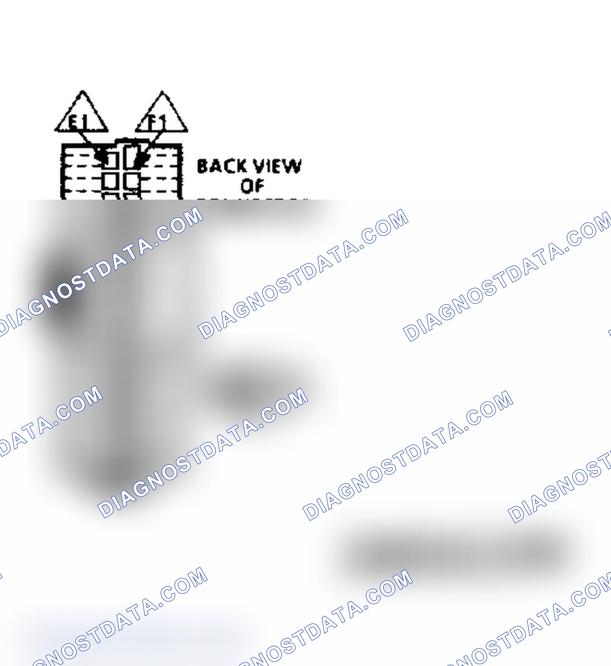 Scheme 8: VCM Terminal E-F Connector - Blue (4 Of 4) ("C" & "K" Series 4.3L, 5.0L & 5.7L With 4L60-E A/T)